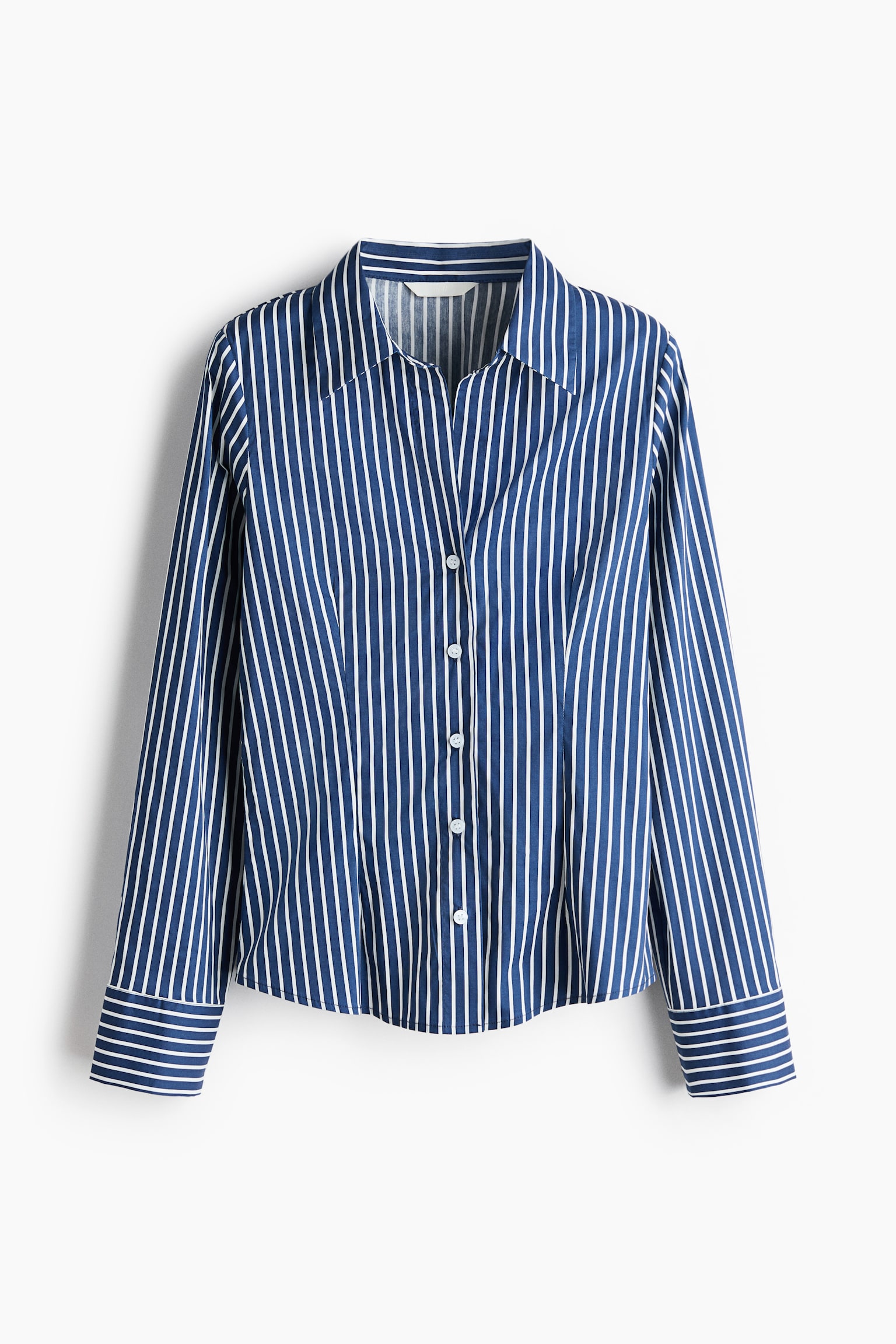 Camicia sciancrata - Blu scuro/righe/Bianco/Nero - 2