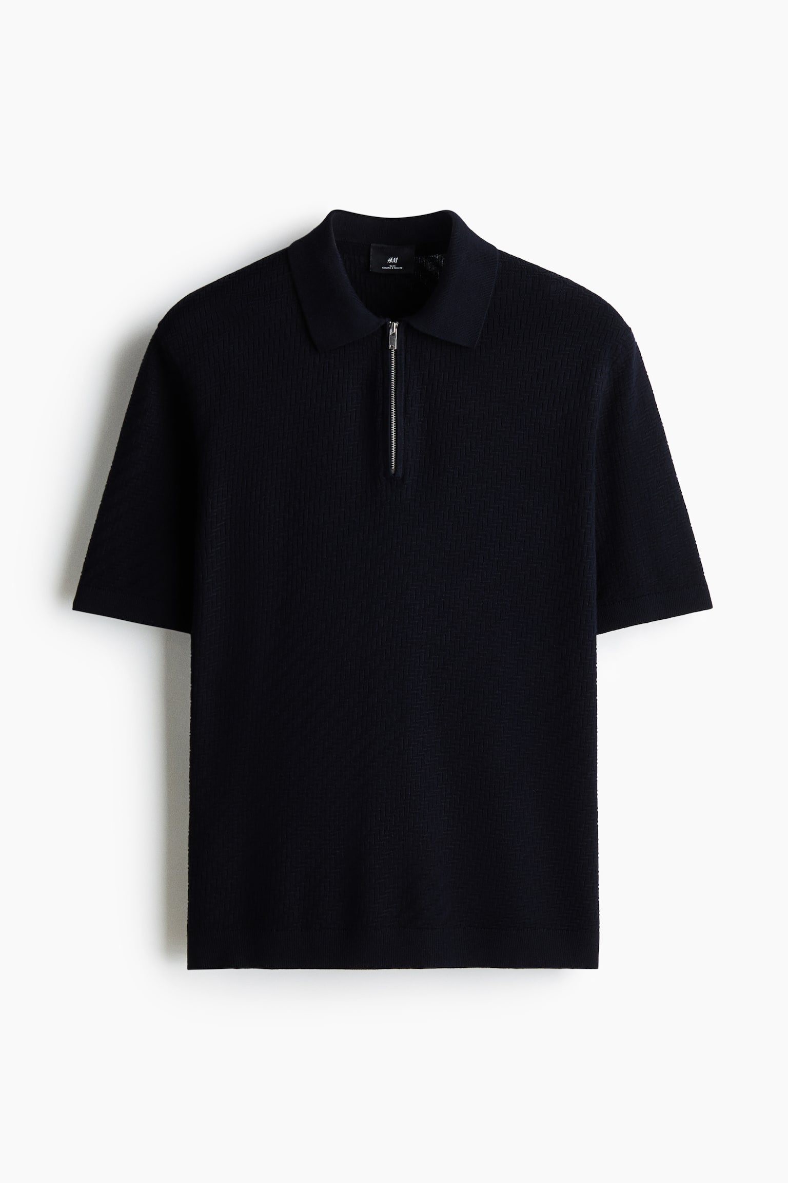 Playera polo Slim Fit - Azul marino/Beige - 2