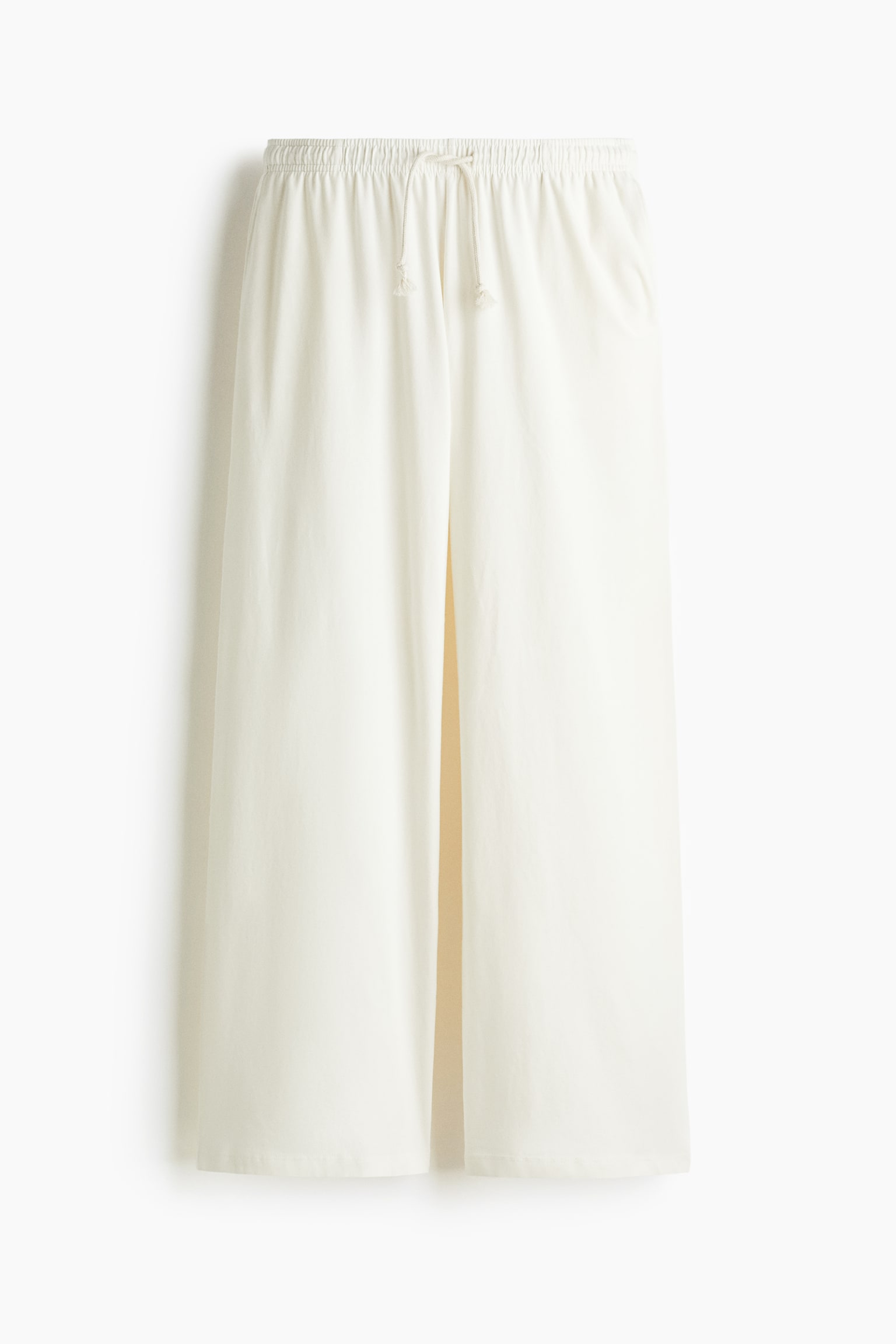 Женские брюки H&M Wide-Leg, цвет: Кремовый — фото 1