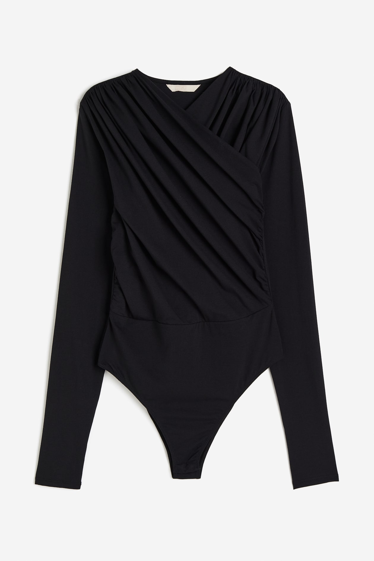 Abercrombie & Fitch - Body drapé en tulle - Noir | ASOS