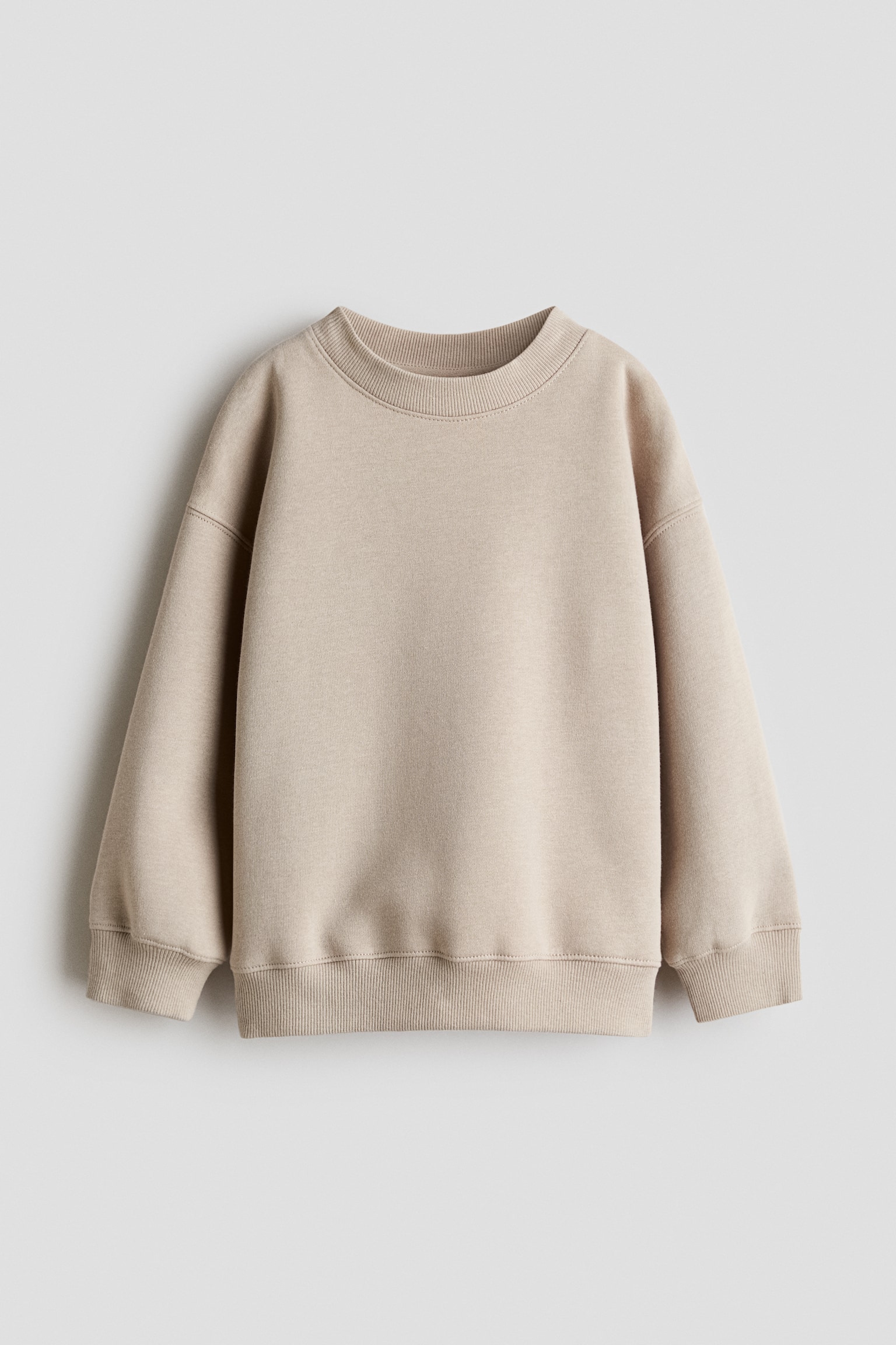 Sweater met geruwde binnenkant - Lichtbeige/Beige/Dusty blauw/Marineblauw/Bruin/Lichtgrijs gemêleerd/Donkerturkoois/dino's/Donkerrood gemêleerd