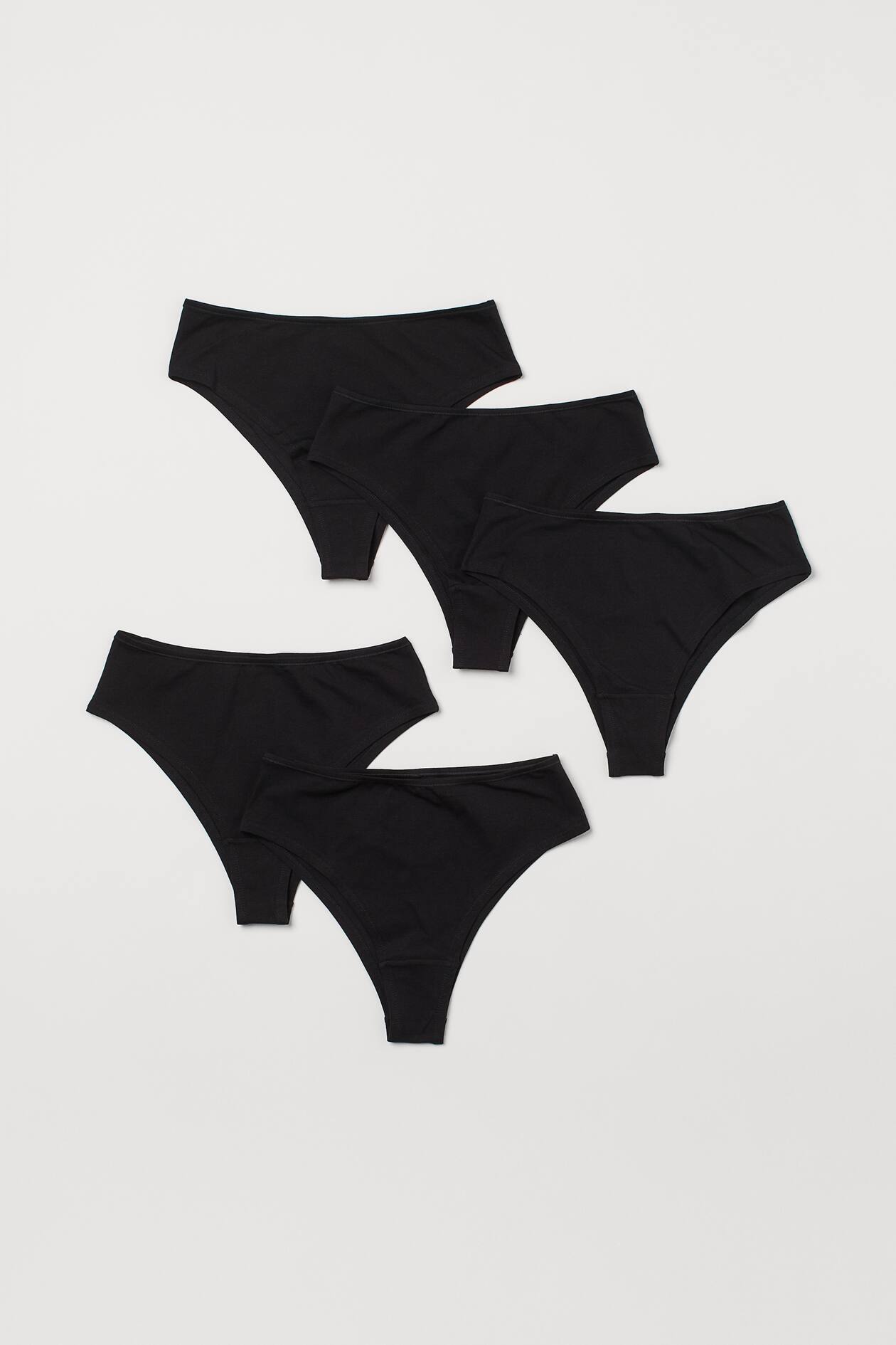 5-pack Brazilian briefs - Black - Ladies | H&M GB