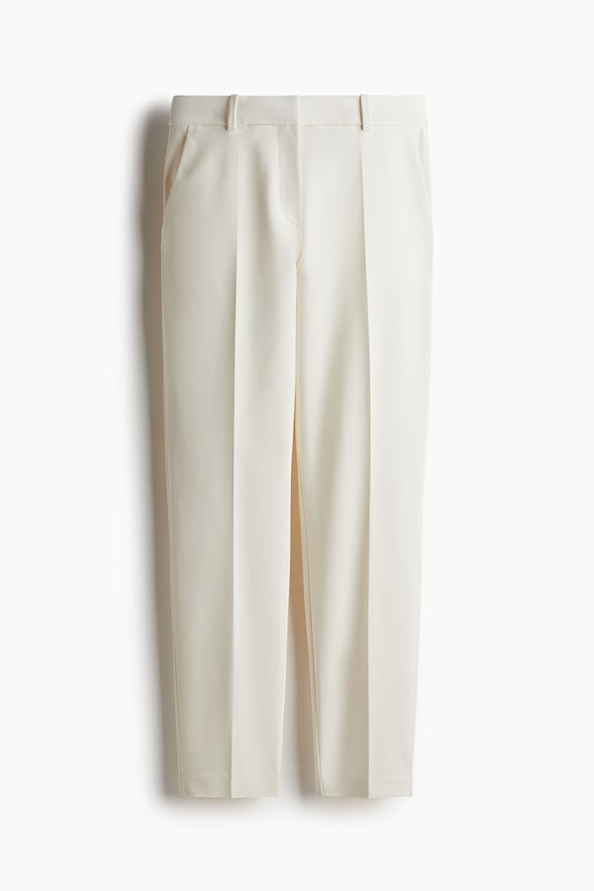Pantalon cigarette - Blanc/Noir - 1