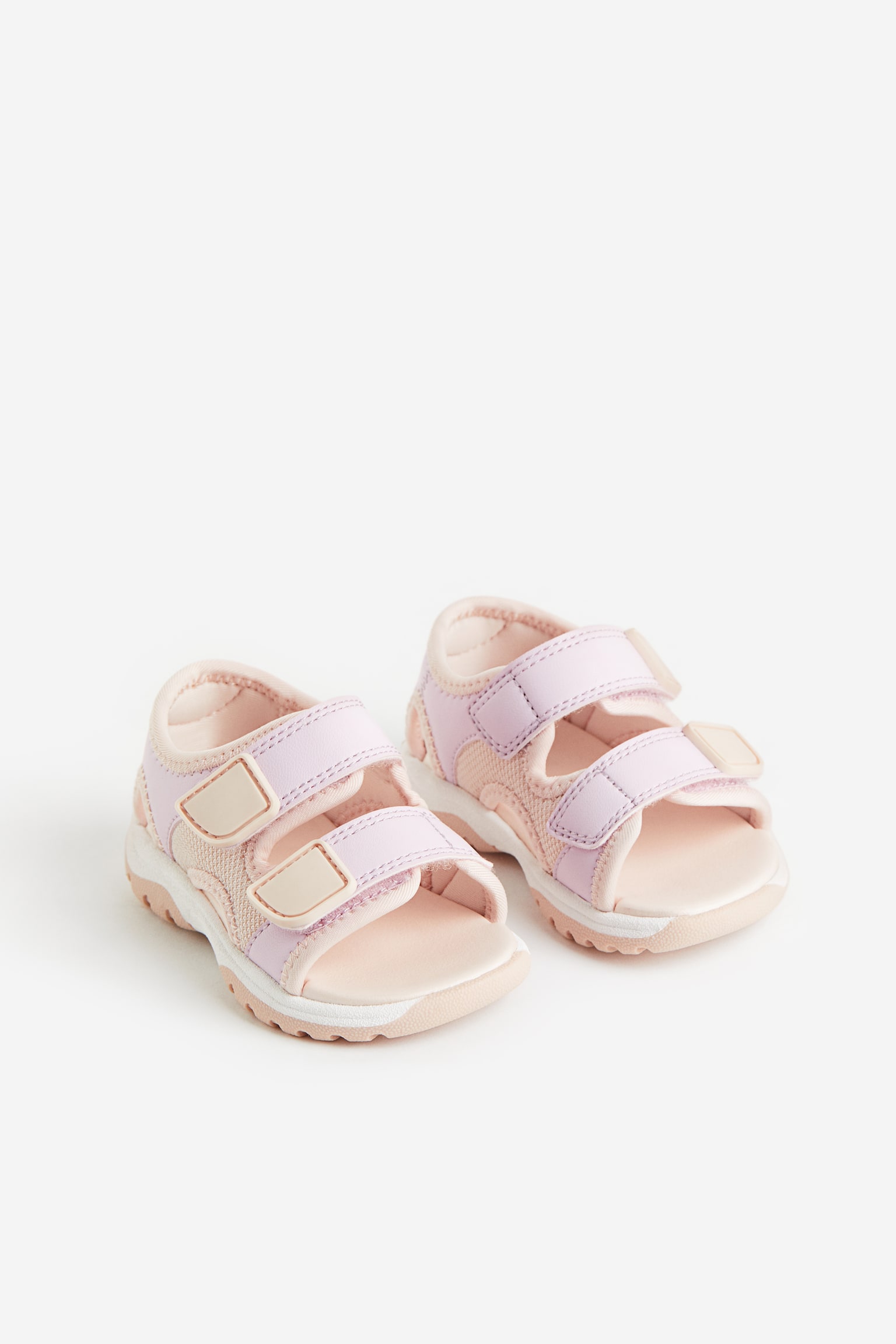 Sandals - Light pink/Block-coloured - 1