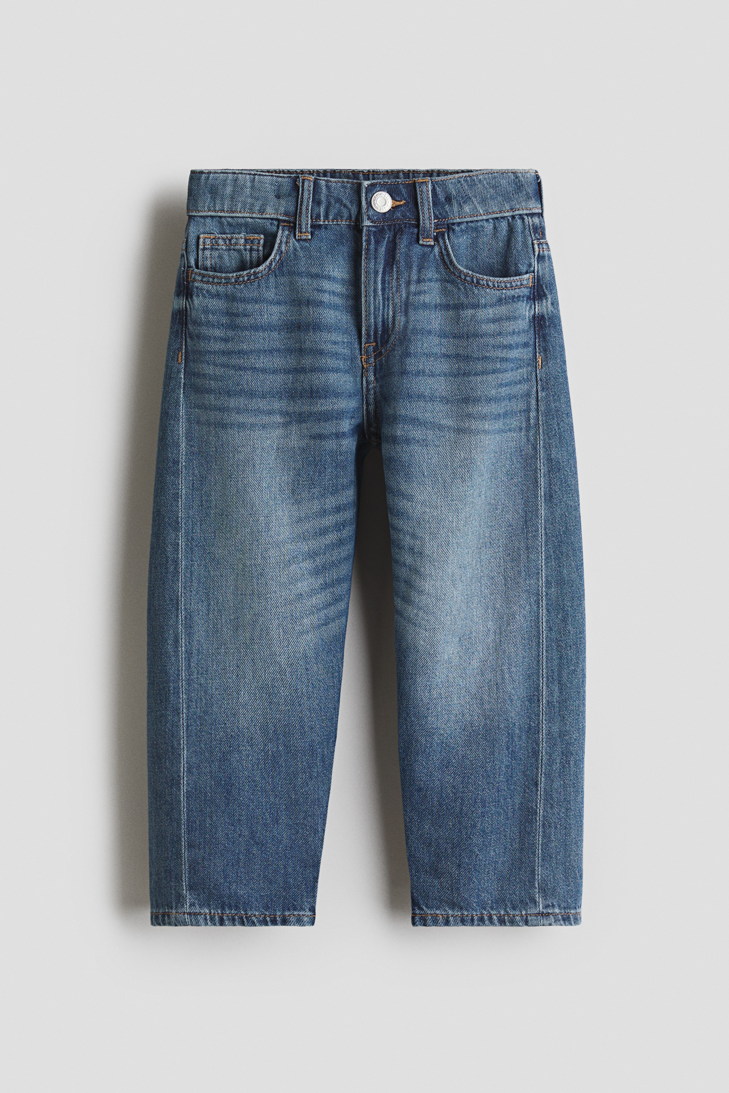 Loose Fit Barrel Jeans - Denim blue/Light denim blue/Denim blue