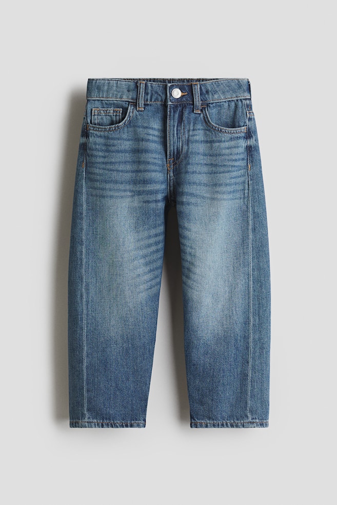 Loose-Fit Barrel Jeans - Denim blue/Light denim blue/Denim blue - 1