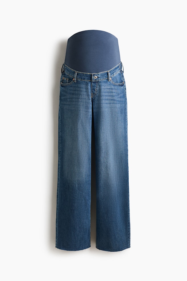 MAMA Wide Jeans - Denim blue/Pale denim blue/Denim blue/Black/Light denim blue/Dark denim blue/pinstriped/White/Dark denim blue - 1
