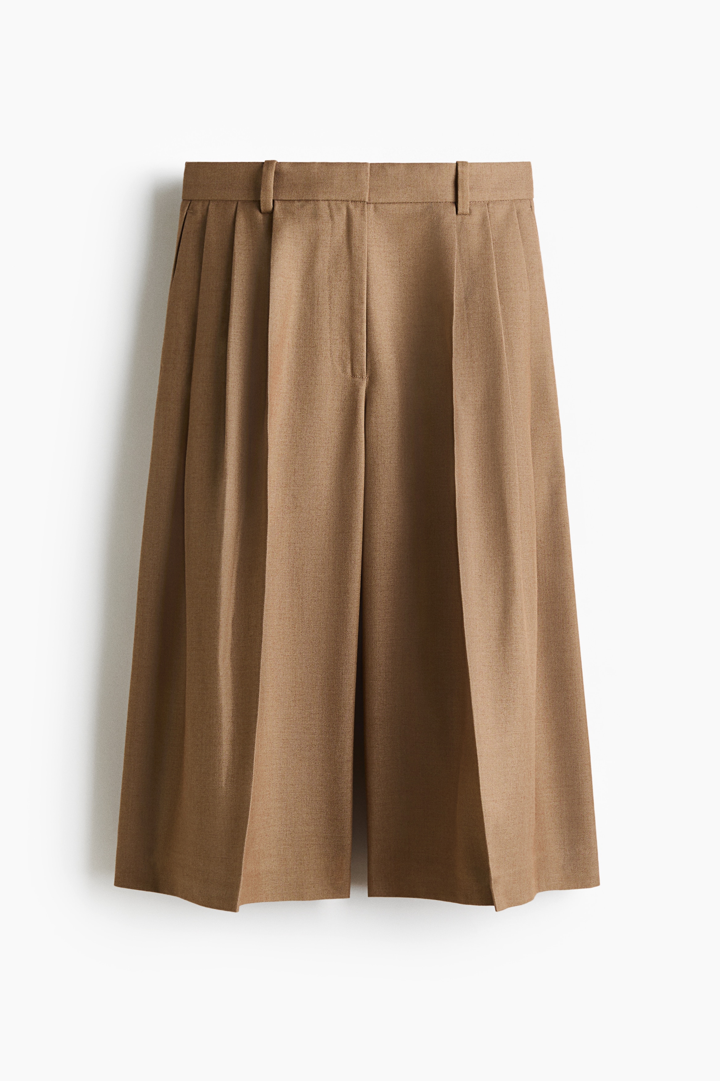 Pleated culottes - Dusty beige