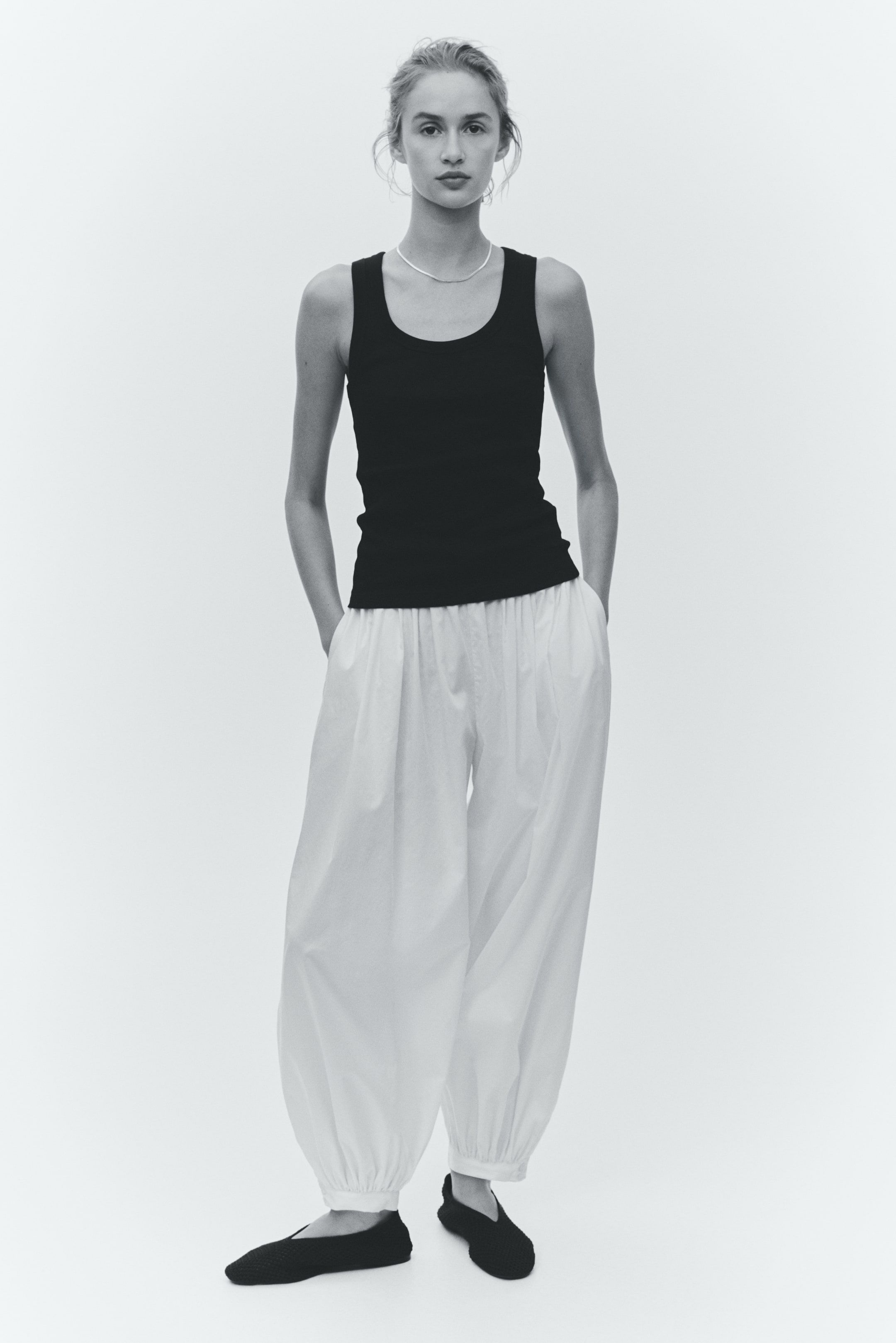View larger image: Ribbed vest top - Black - Ladies | H&M 1