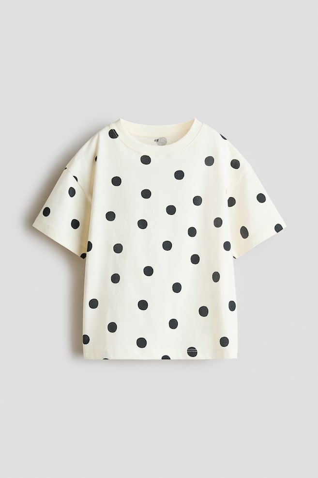 Printed T-Shirt - White/dotted/Cream/Great Days Ahead/Light pink/Hawaii/White/Hello Summer/Cream/fruit/Light turquoise/Aloha/Light pink/Paris/White/cherries - 1