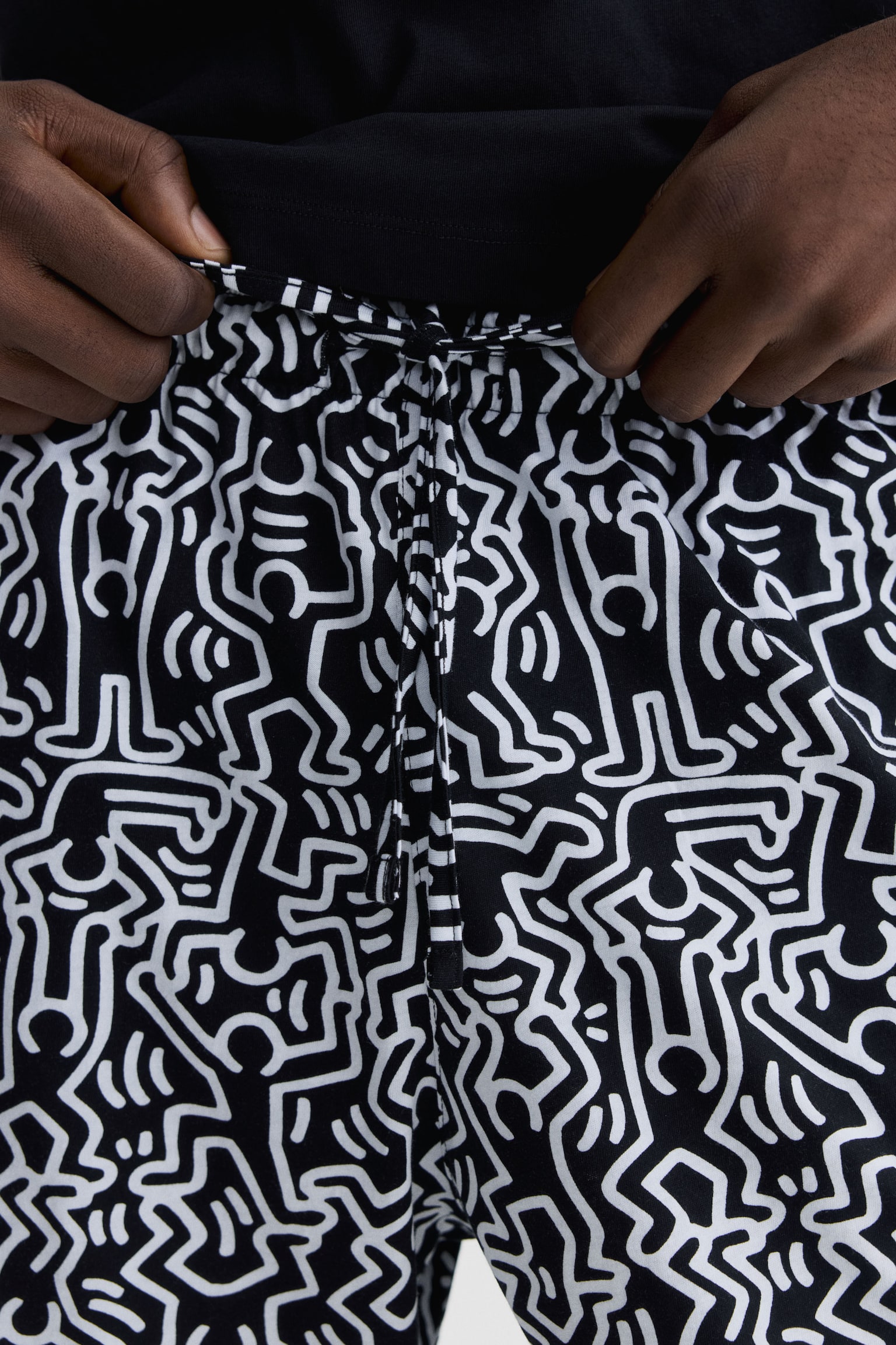 Ensemble d'intérieur 2 pièces - Noir/Keith Haring/Vert foncé/Snoopy - 3