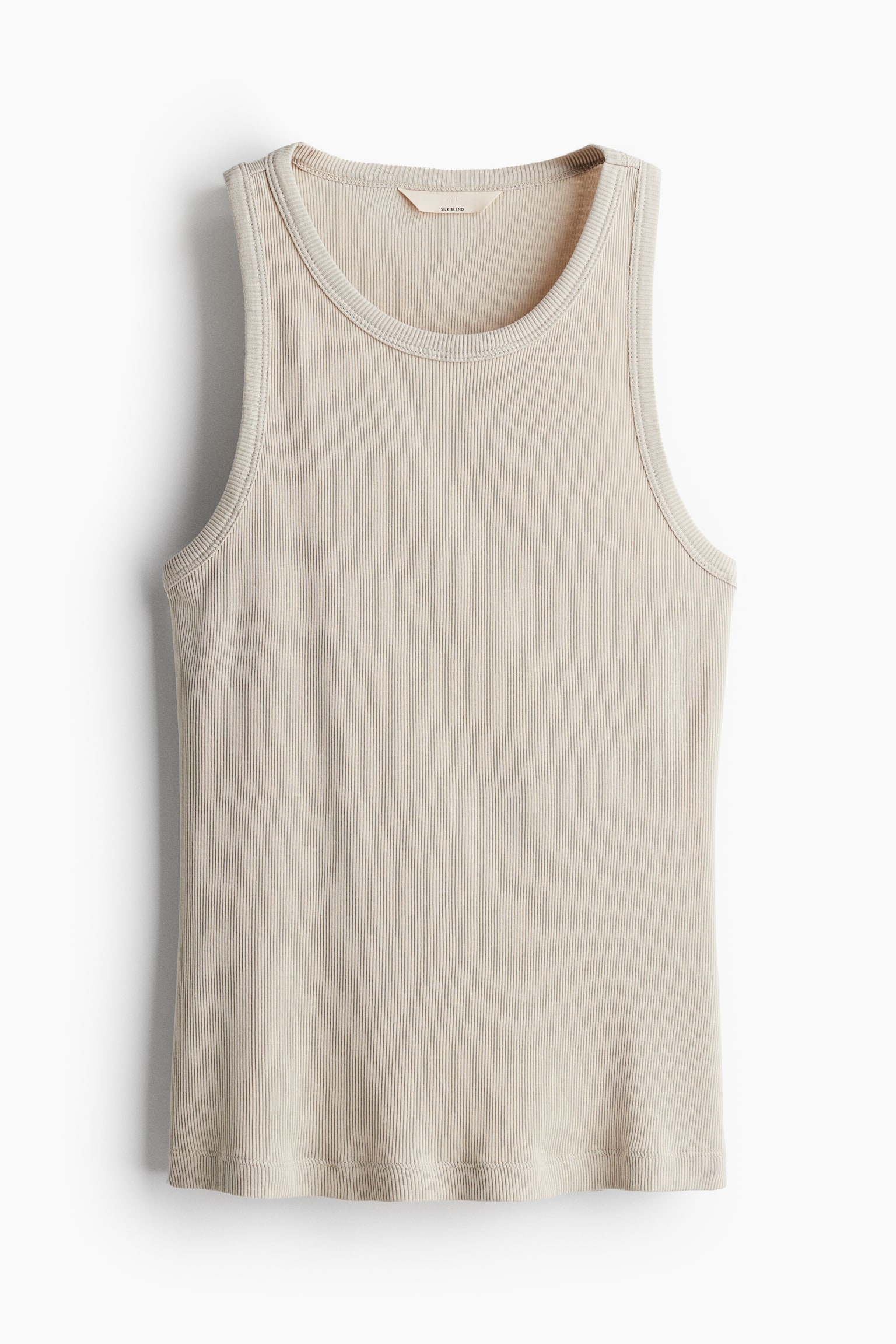 Silk Blend Tank - Light beige/Dark grey/Dusky green/Orange/Light grey/White - 2