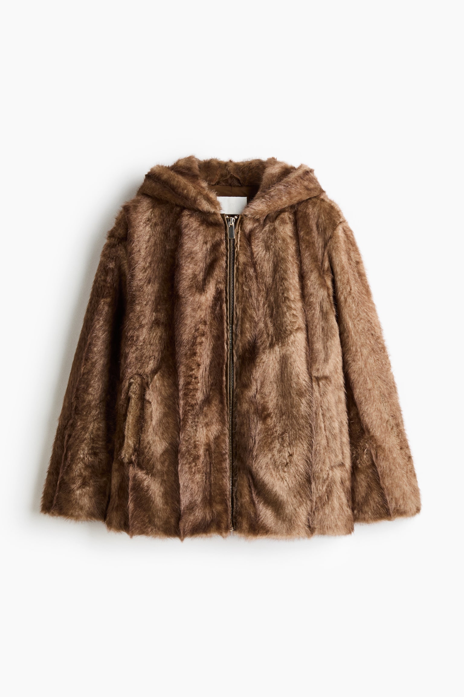 Женская куртка H&M Hooded, цвет: Тёмный бежевый