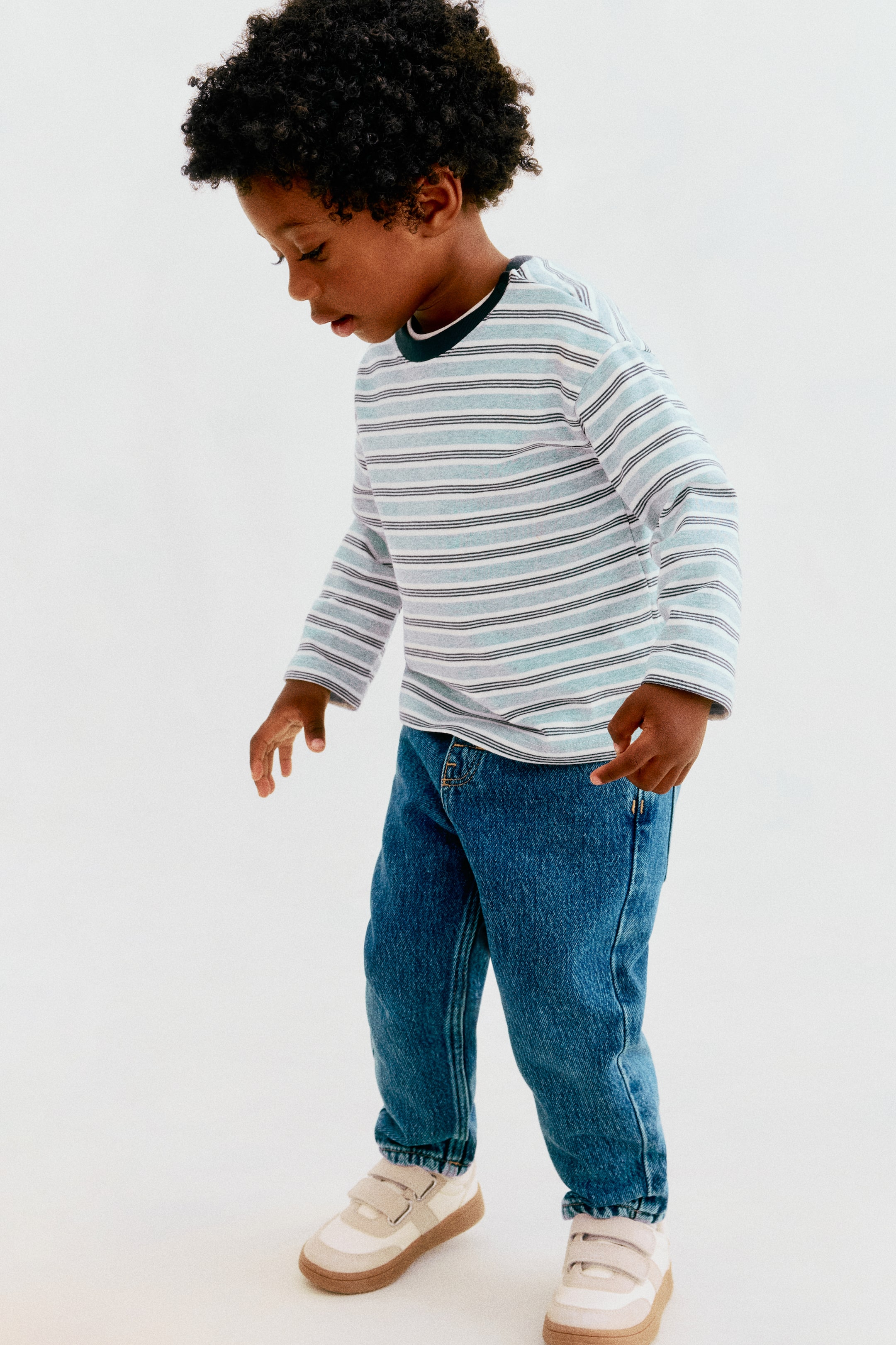 Long-Sleeved Cotton T-Shirt