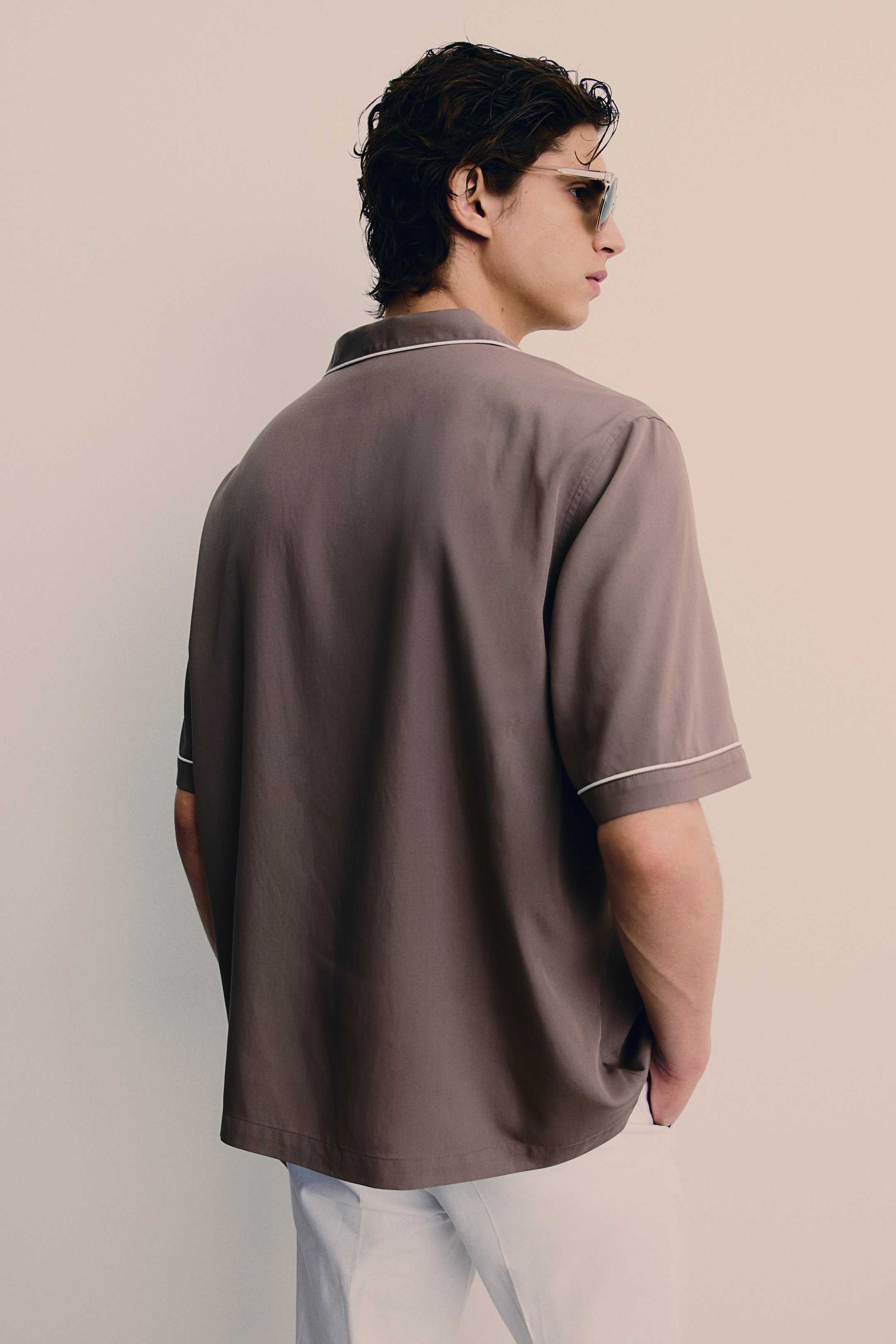 Regular Fit Modal-blend Resort Shirt