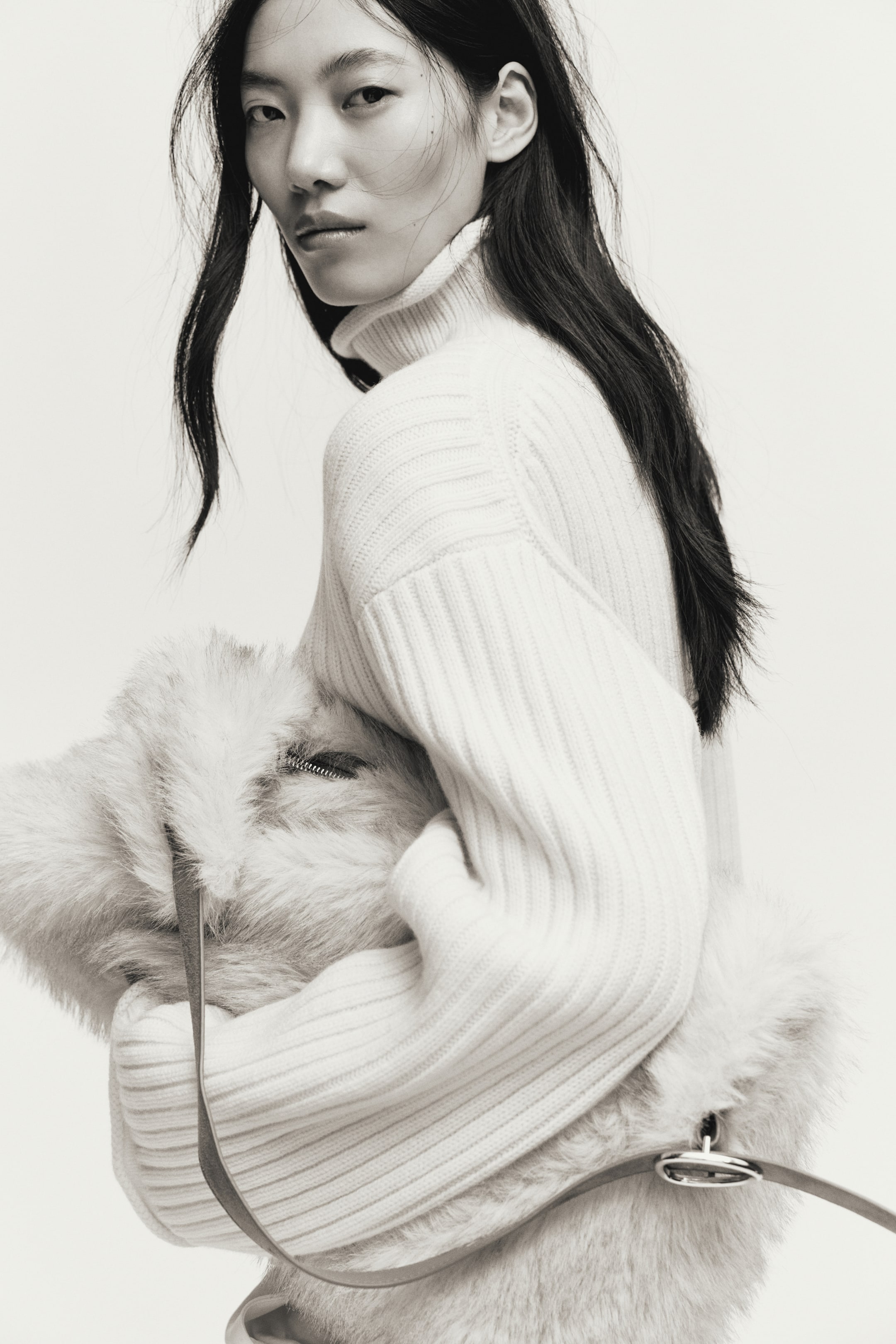 Grotere afbeelding bekijken: Ribgebreide wollen trui - Roomwit - DAMES | H&M NL 1