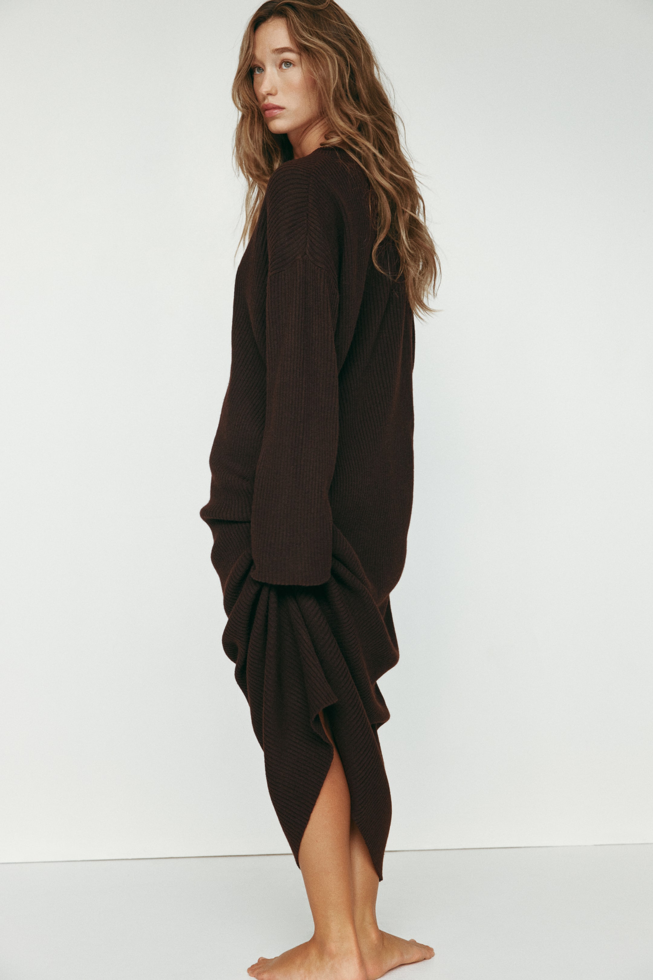 Rib-Knit Dress
