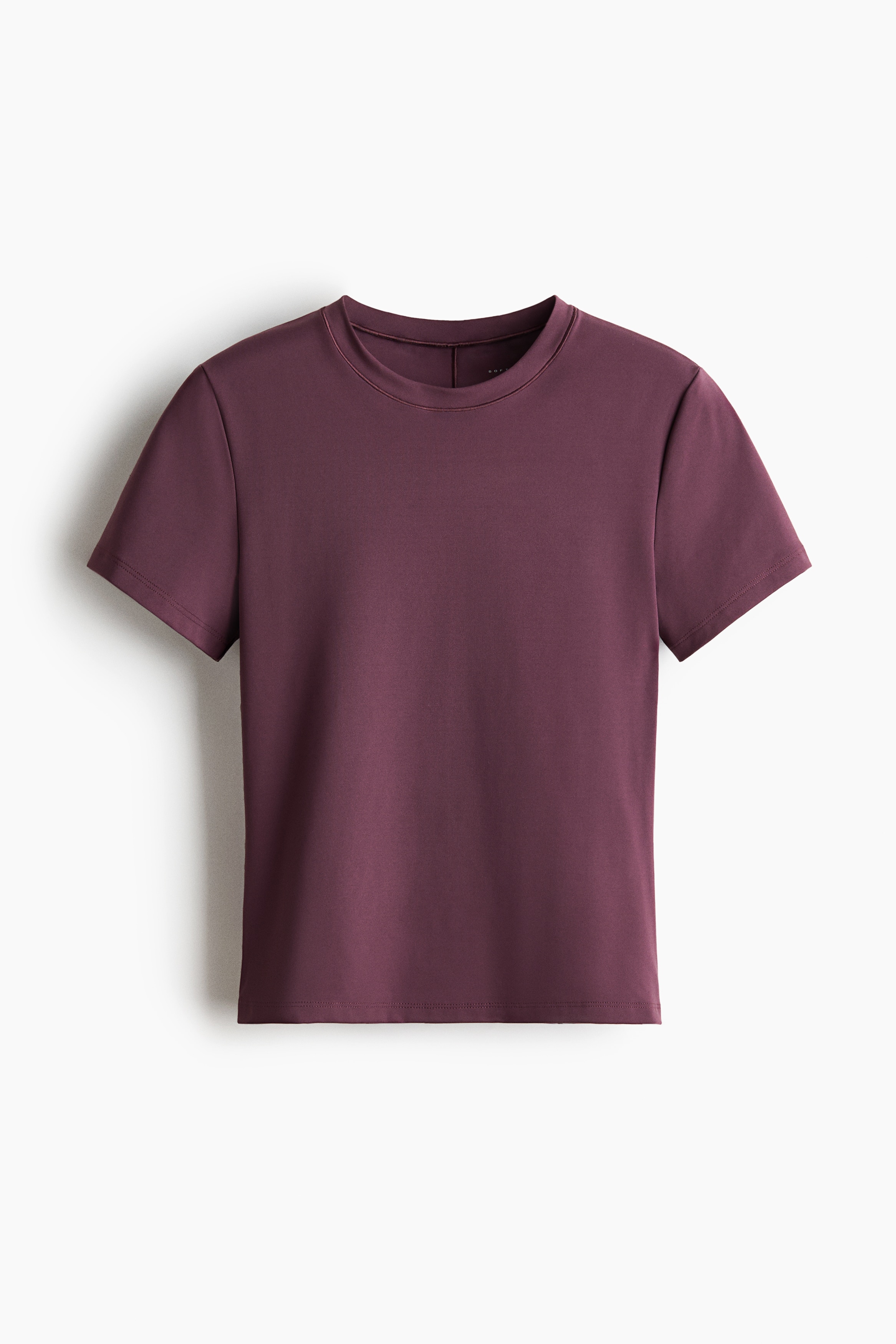 Lightweight yoga top with SoftMove™ - Boysenberry/Choco mocha/Ivory