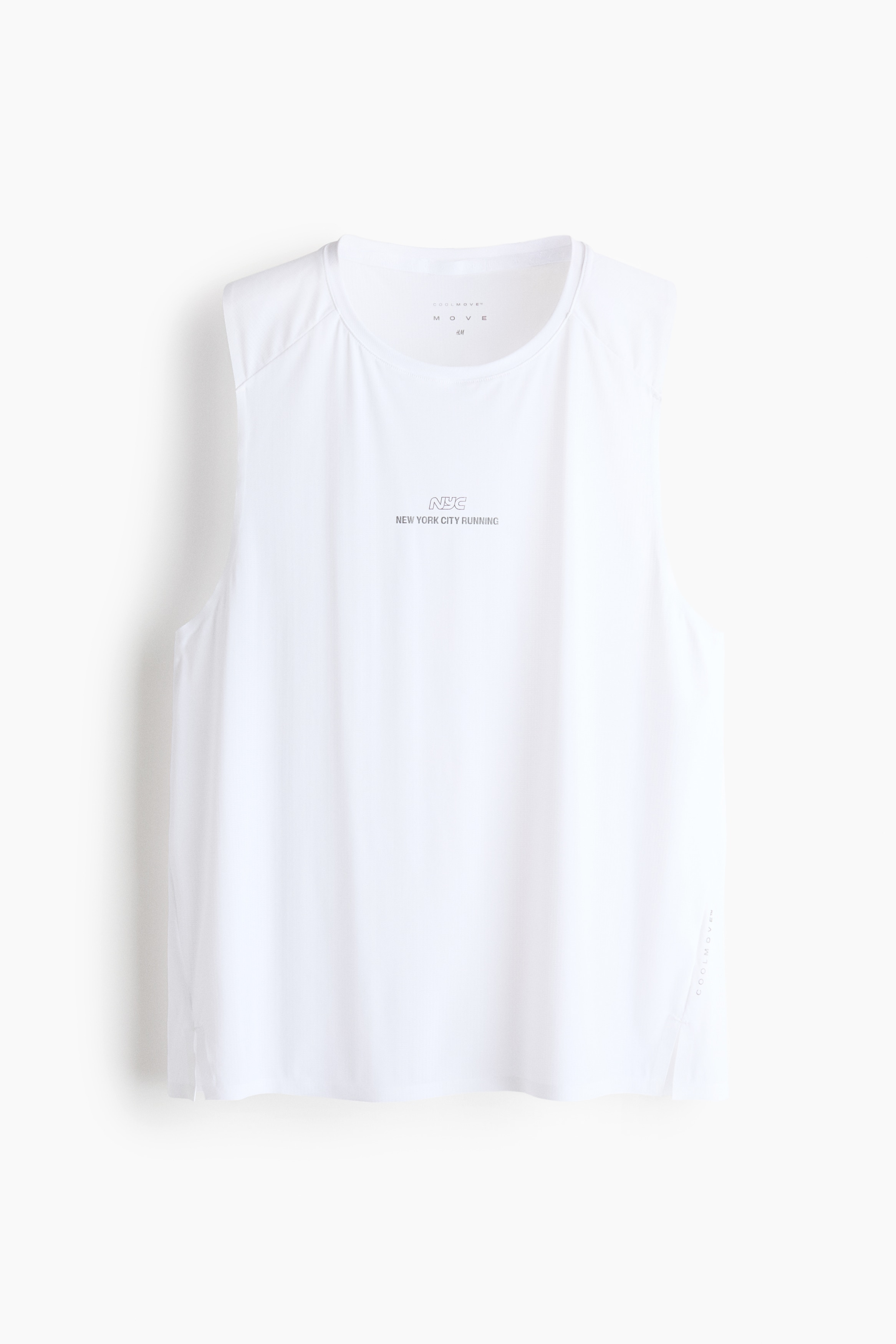Playera para correr sin mangas con CoolMove™ - Blanco/NYC