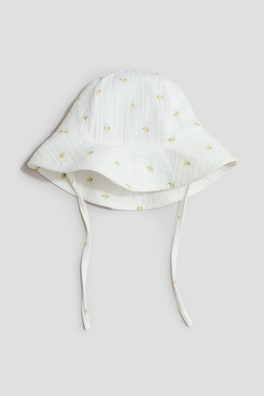 Solhatt i bomullsmuslin