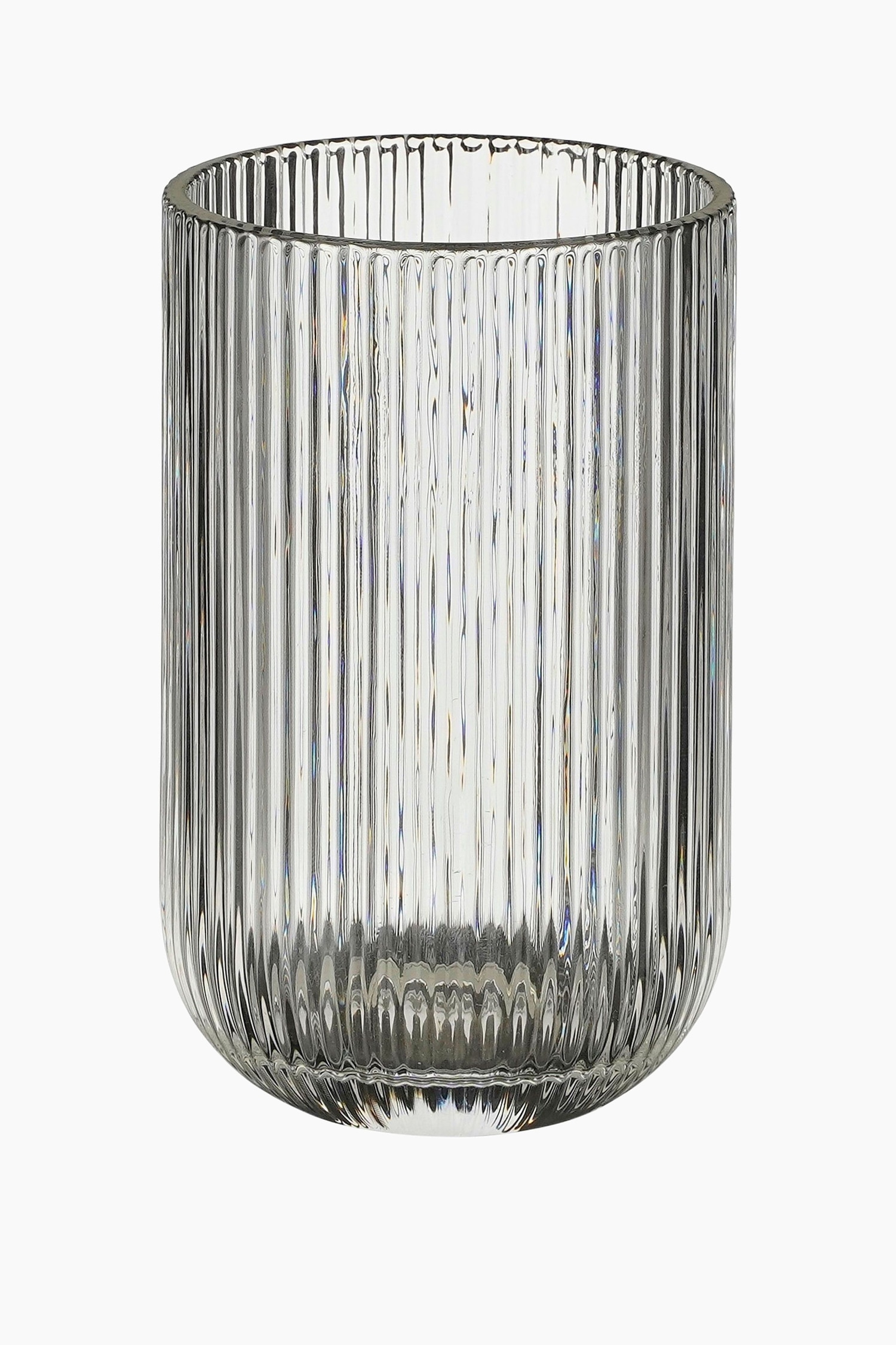 Set Van 6 Drinkglazen - Transparant/Lichtgroen/Grijs/Paars/Blauw