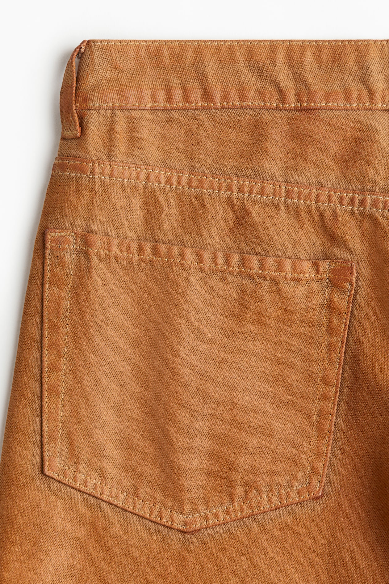 Wide-Leg Coated Pants - image 2