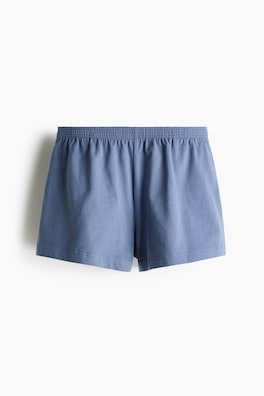 Dra-på-shorts i trikå