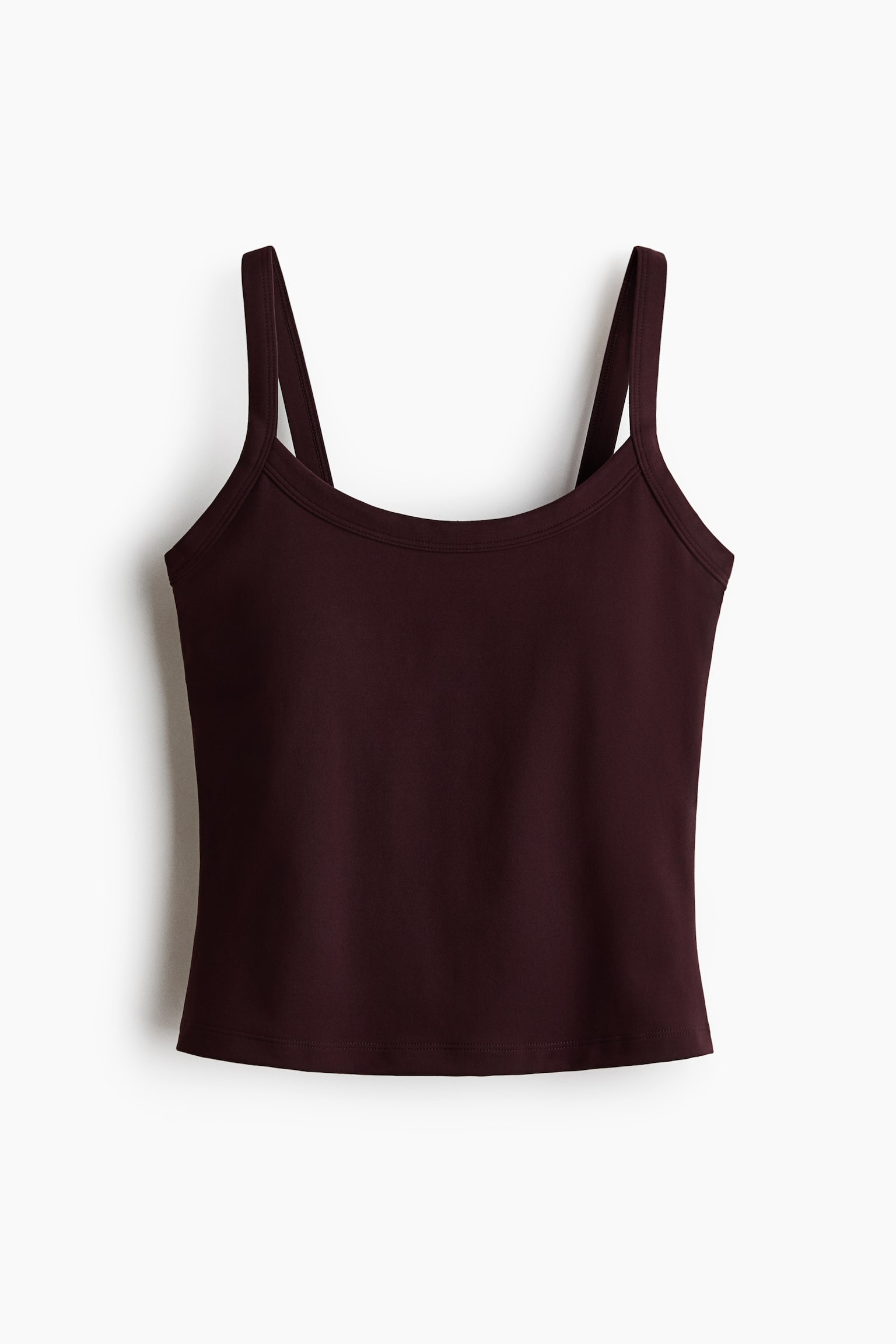 Integral-bra sports vest top with SoftMove™ - Chocolate plum/Choco mocha/Purple haze/Black/Ivory