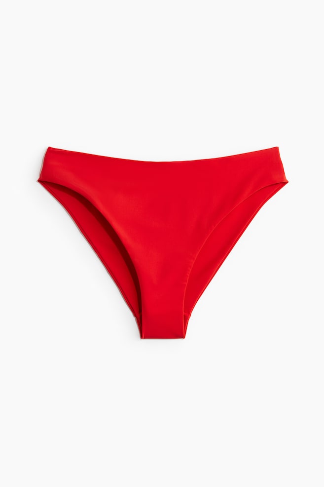 Sport-Bikinihose mit Lycra® - Rot/Braun/Zebramuster/Schwarz - 1