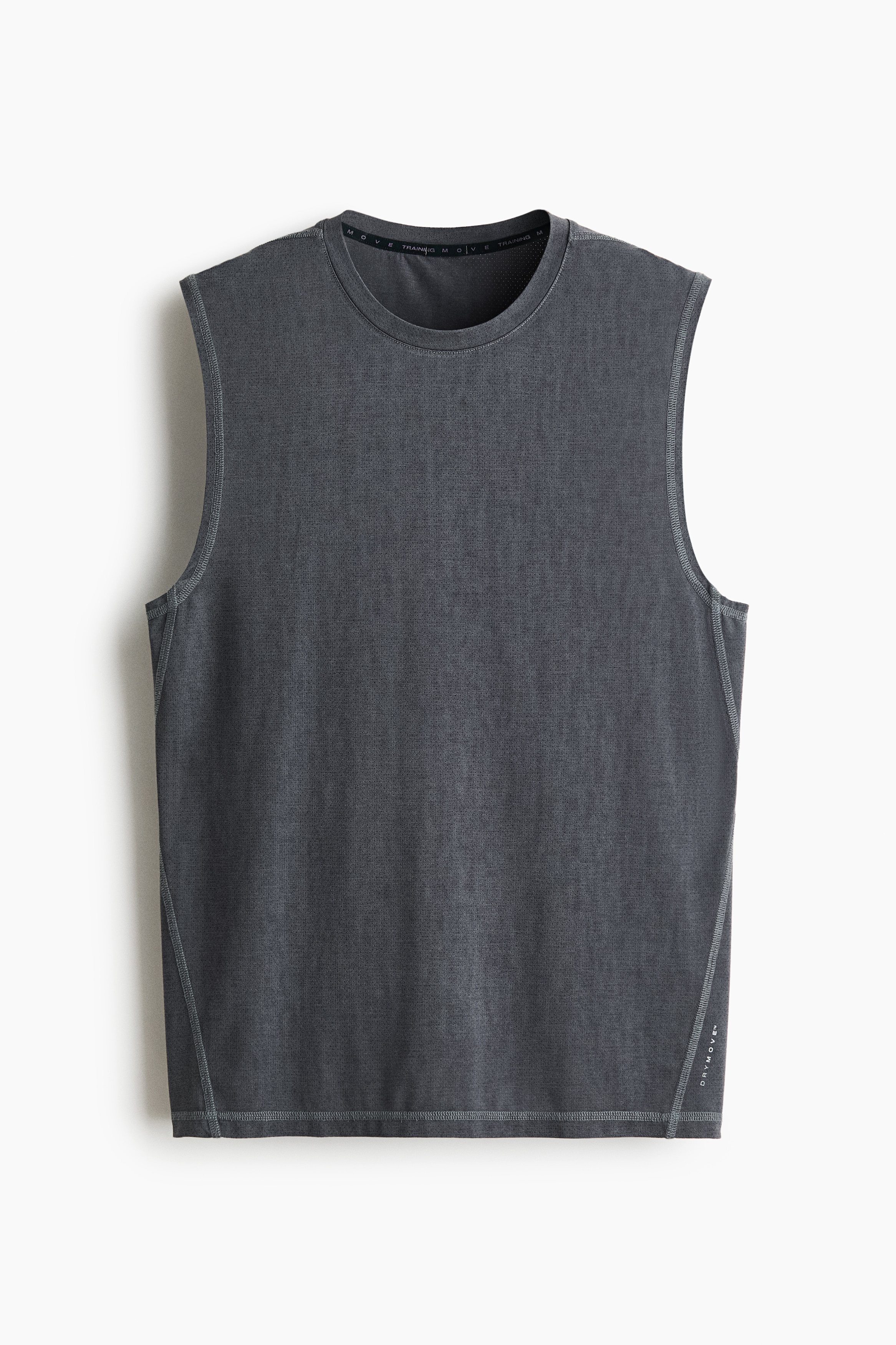 Sport-Tanktop mit DryMove™ in Regular Fit - Dunkelgrau/Weiss/Beige/Mattes Blaugrün/Dusty blue