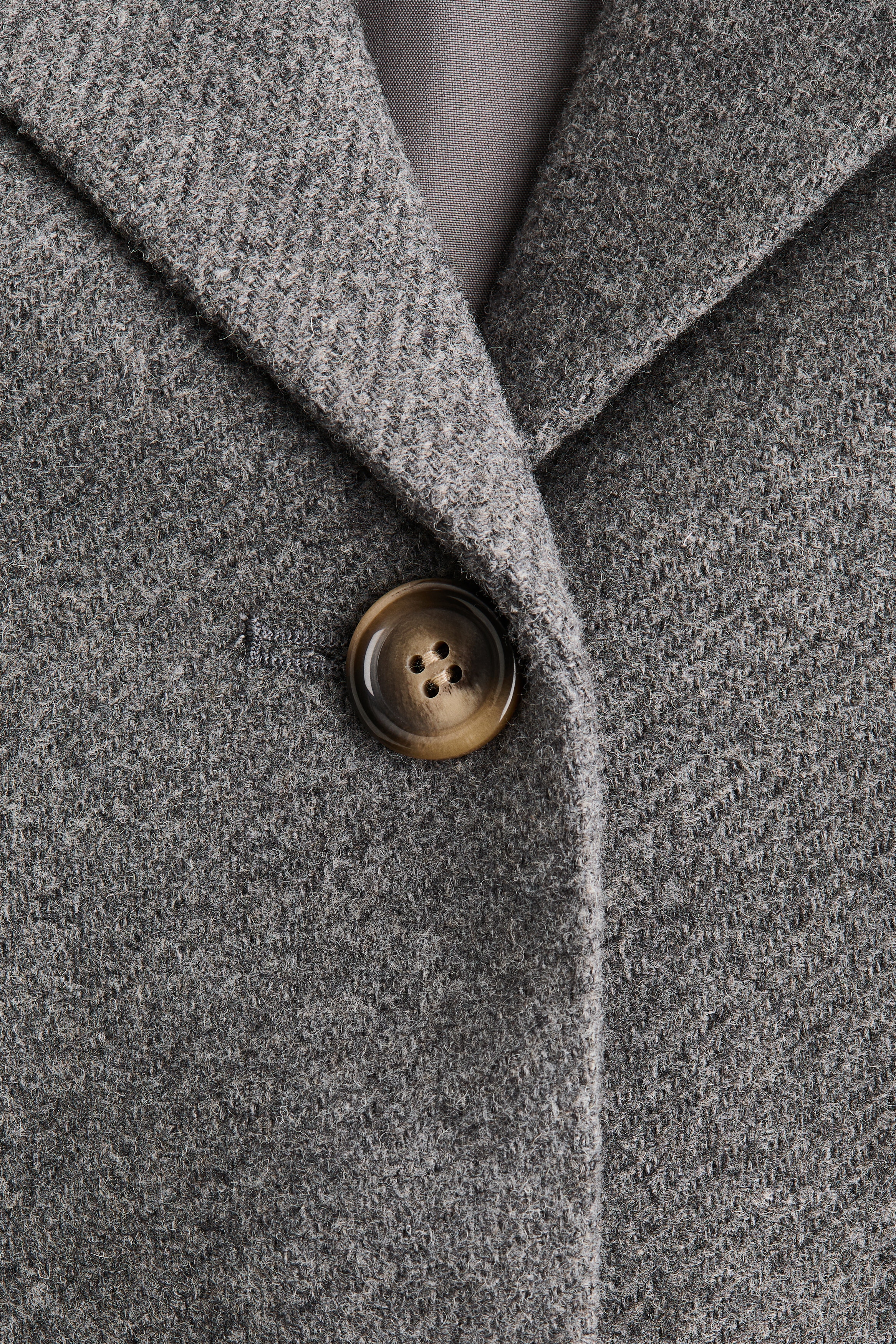 Wool-blend blazer