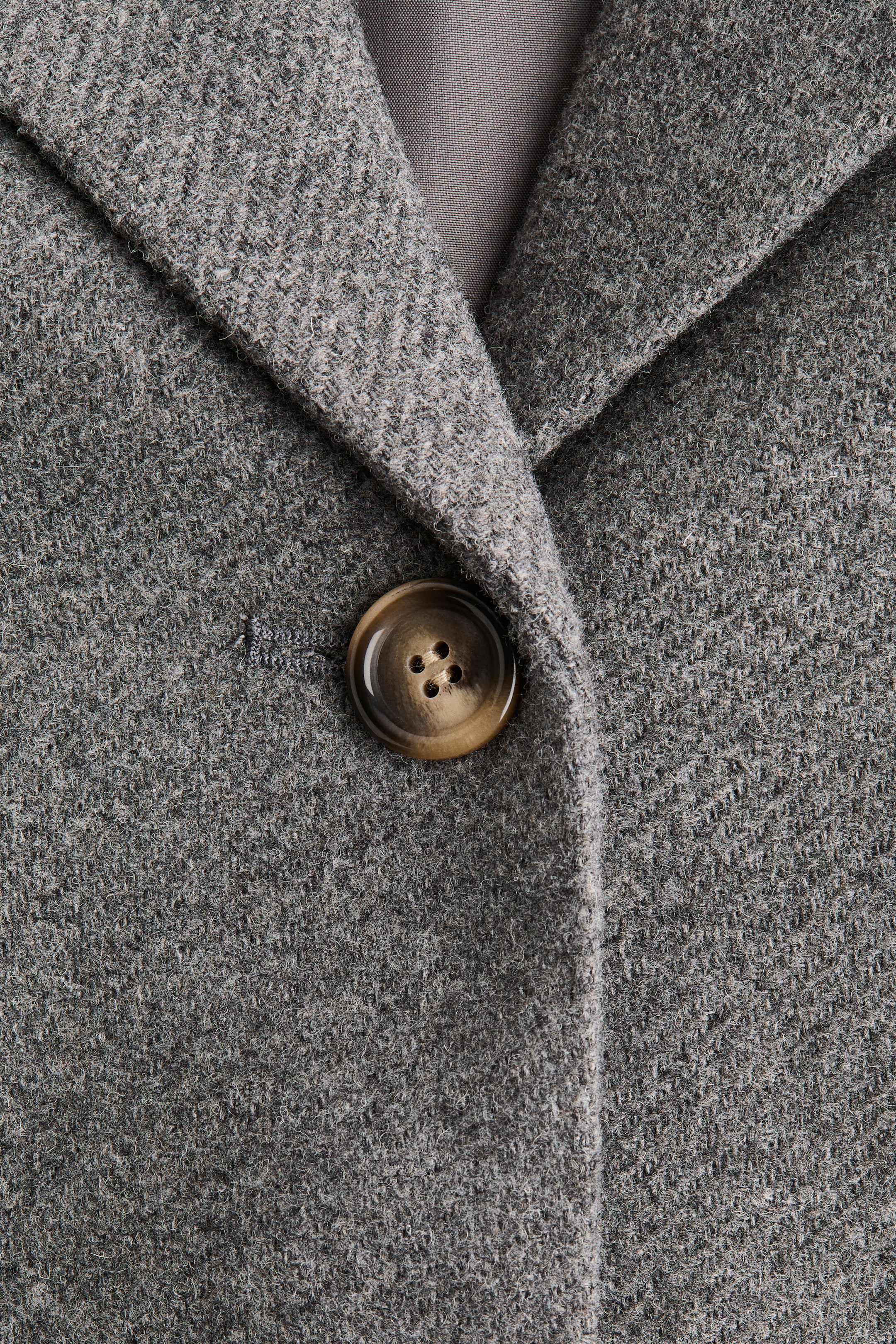 Grotere afbeelding bekijken: Blazer van wolmix - Grijs gemêleerd - DAMES | H&M NL 2