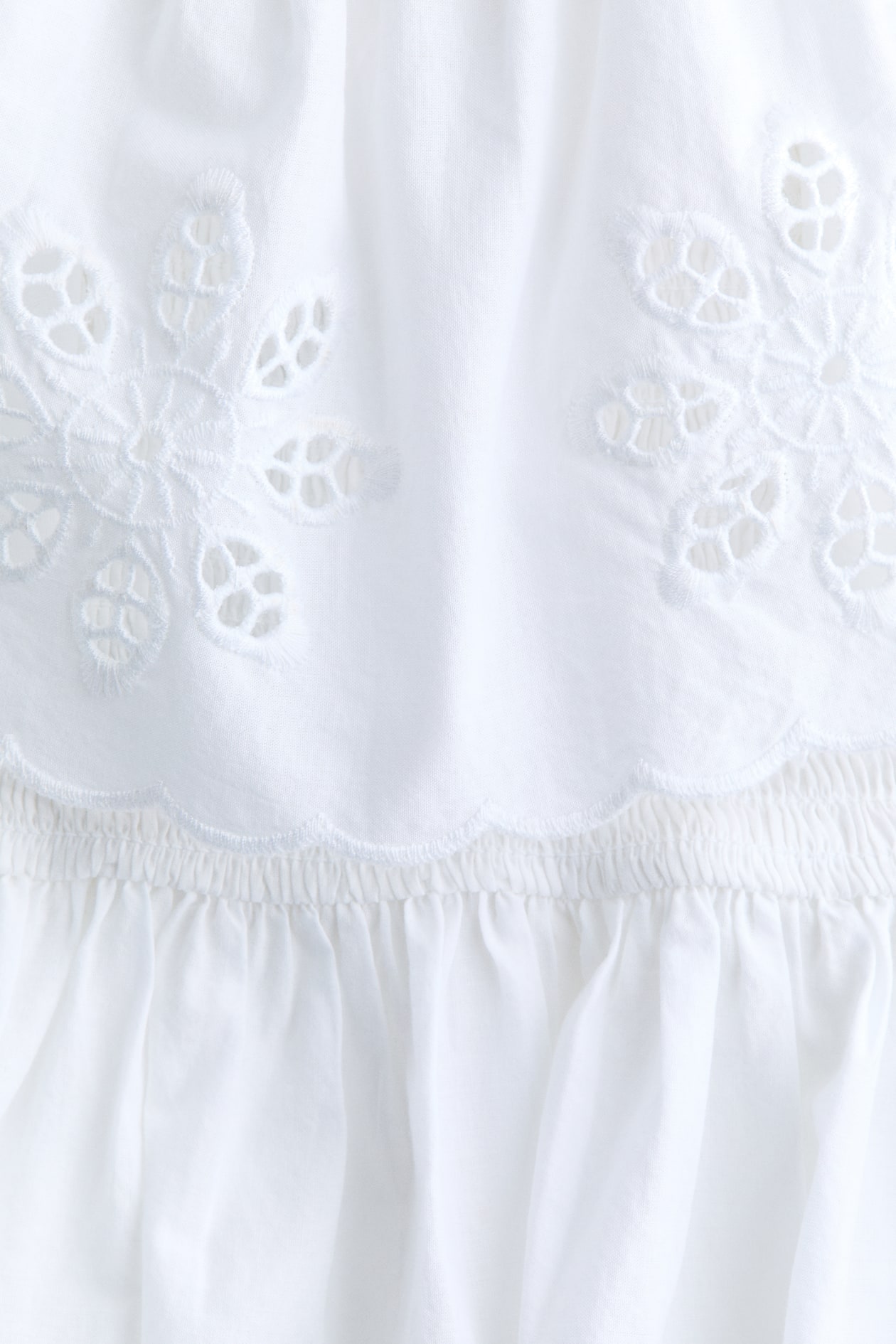 Flounce-Trimmed Peplum Tube Top - image 2