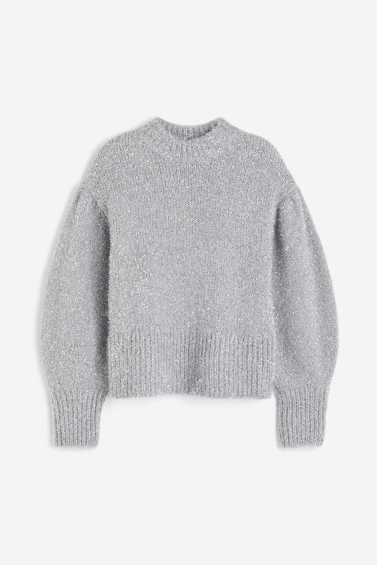 Pullover con maniche a palloncino Grigio chiaro DONNA H&M CH