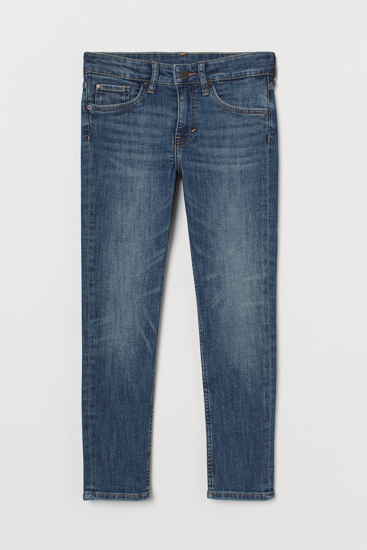 Skinny Fit Stretch Jeans - Denim blue - Kids | H&M US