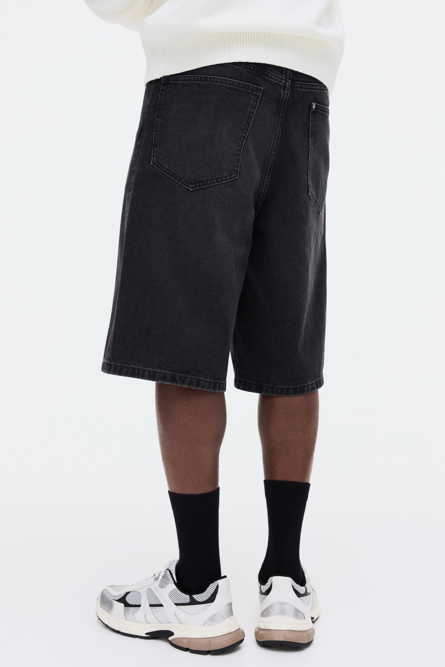Baggy Denim Shorts - Denim black/Denim gray/Light denim blue/Denim blue - 6