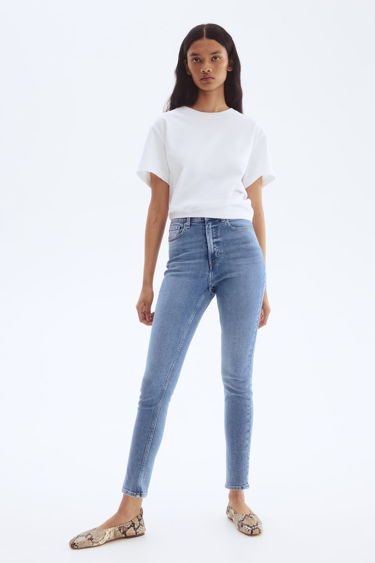 High Rise Skinny Leg Jeans