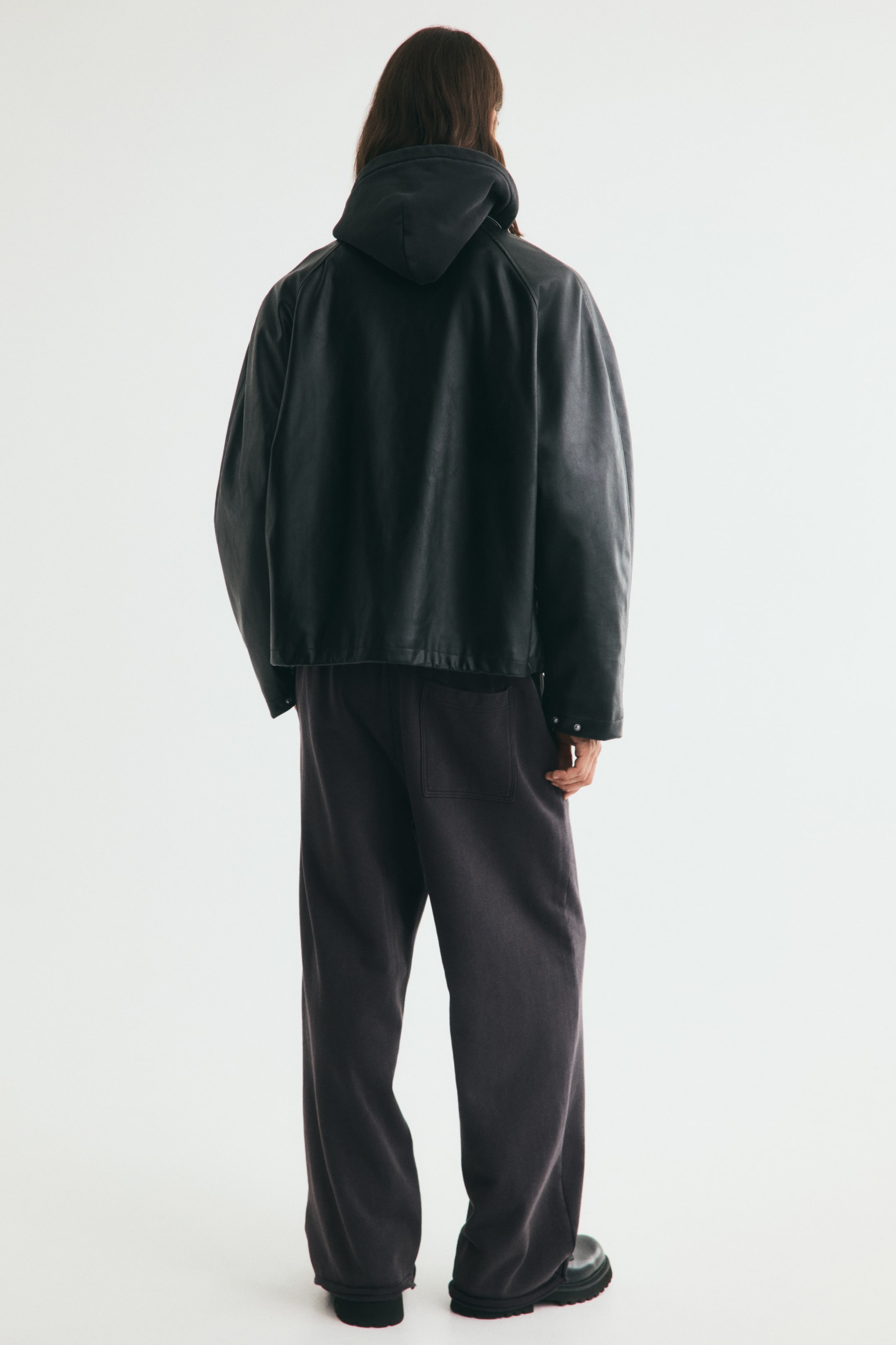 Pantalon décontracté en molleton de coton