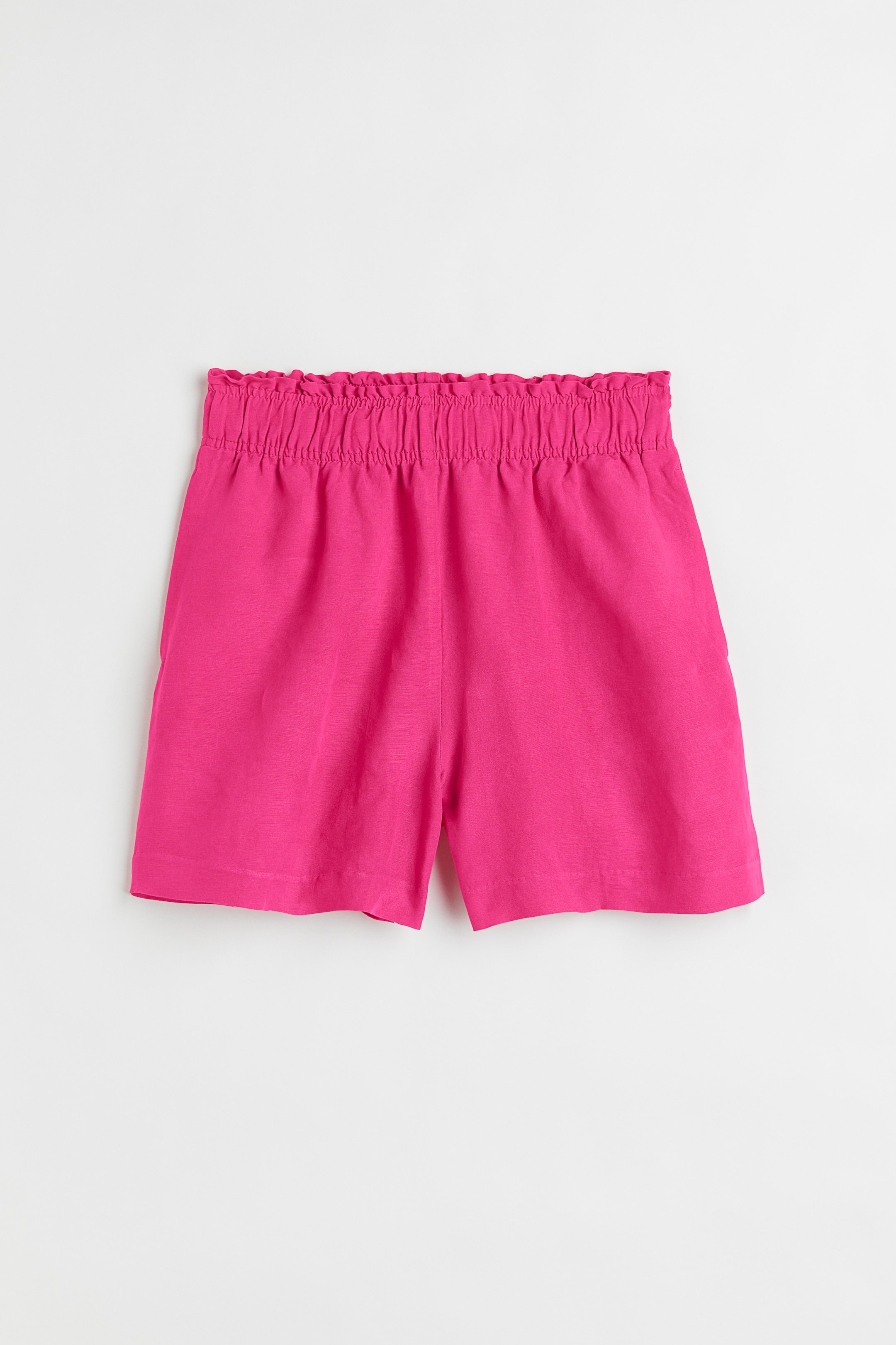 Linen-blend Pull-on Shorts