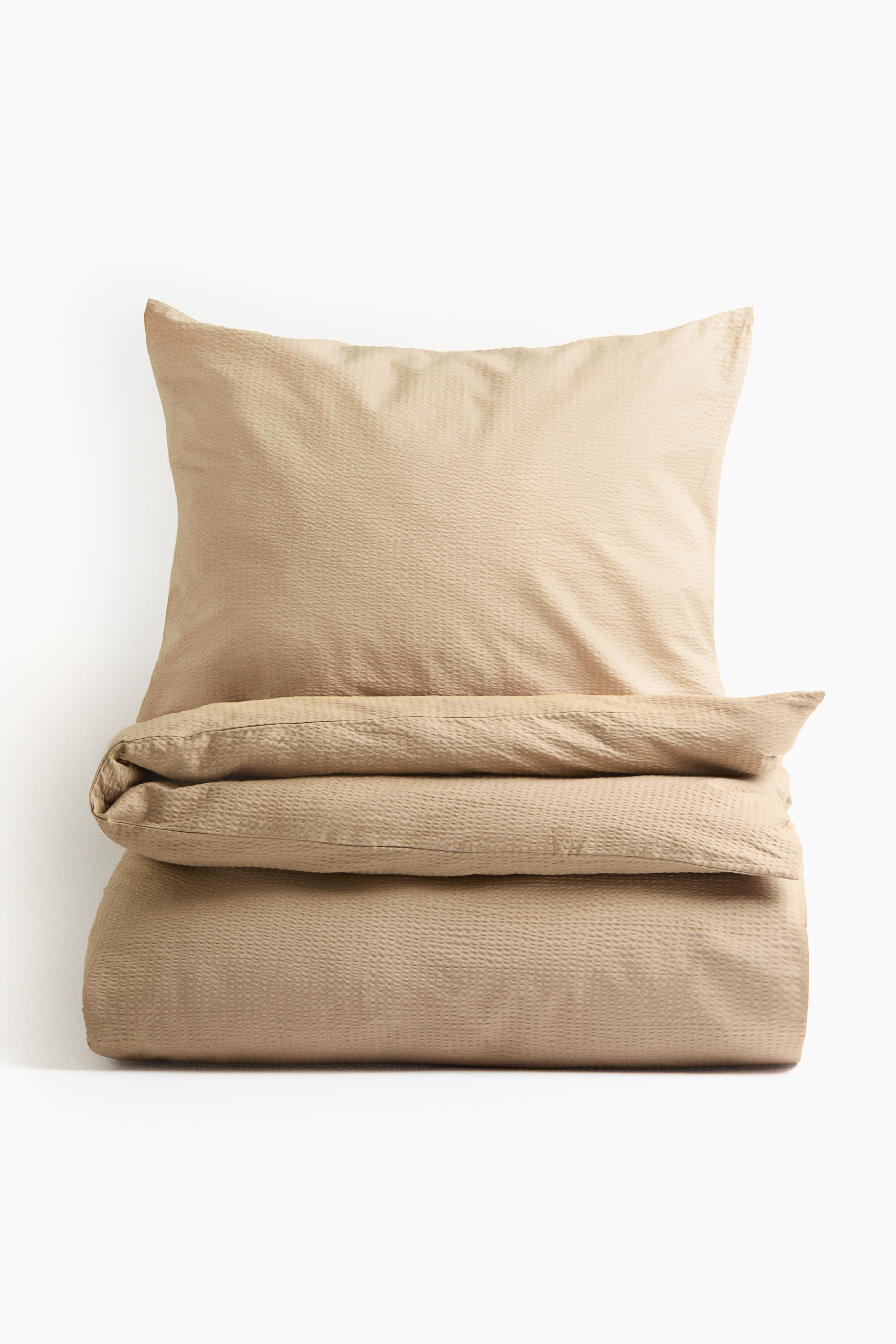 Seersucker Twin Duvet Cover Set