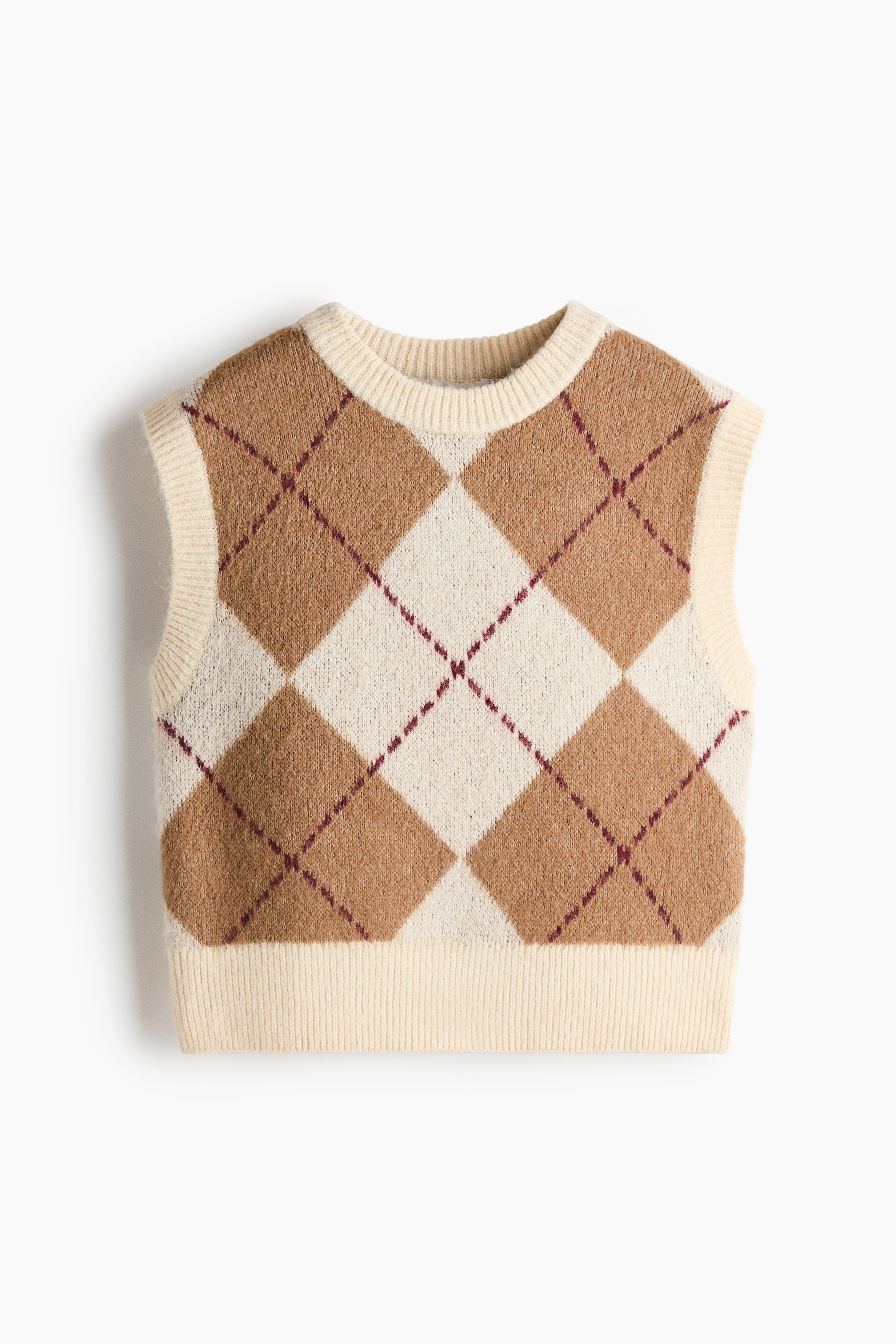 Jacquard Knit Vest