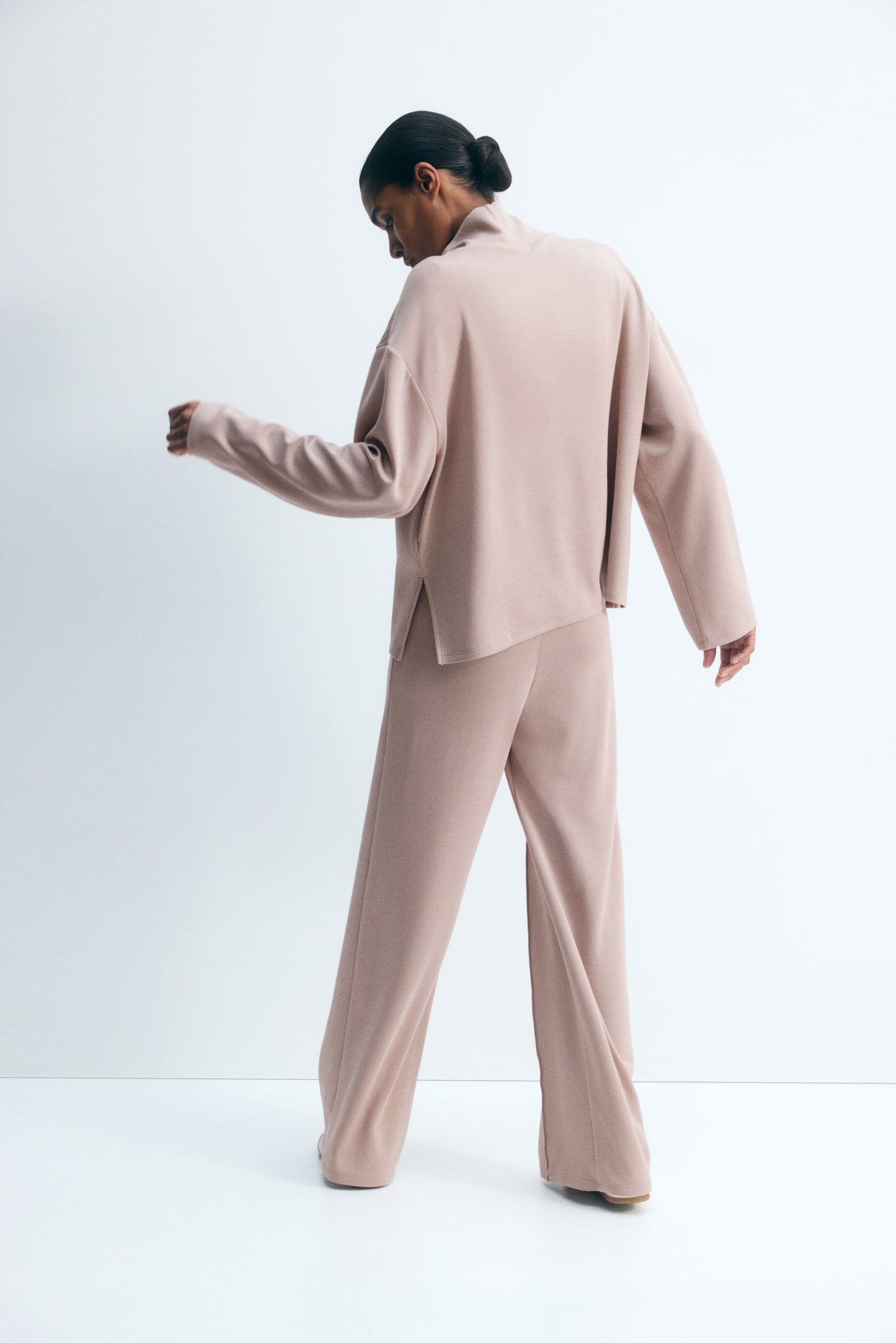 Женский комплект H&M Mama 2-Piece Tunic and Pants Set, цвет: Светлый серо-коричневый — фото 5