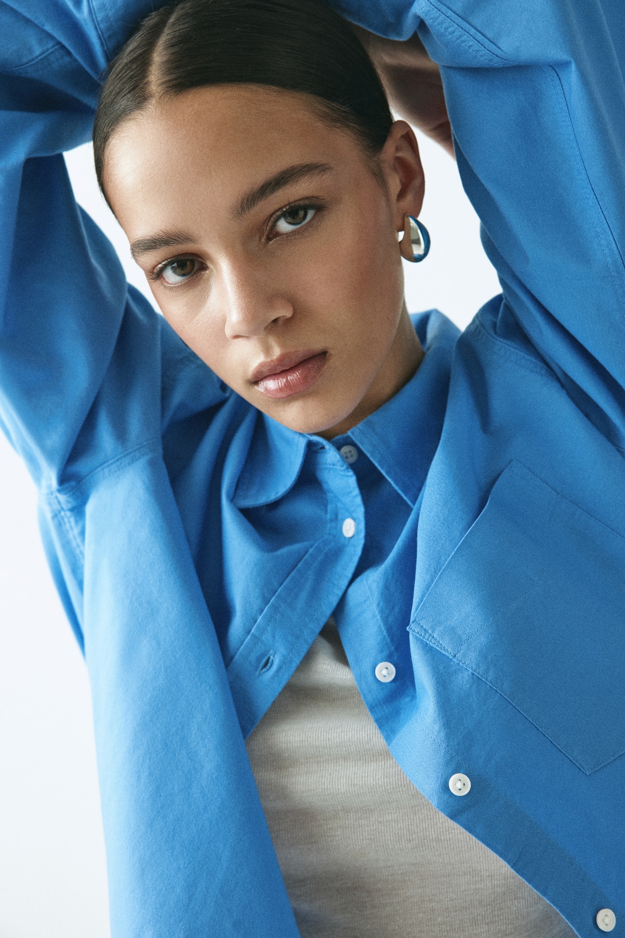 Oversized Poplin Shirt - image 5