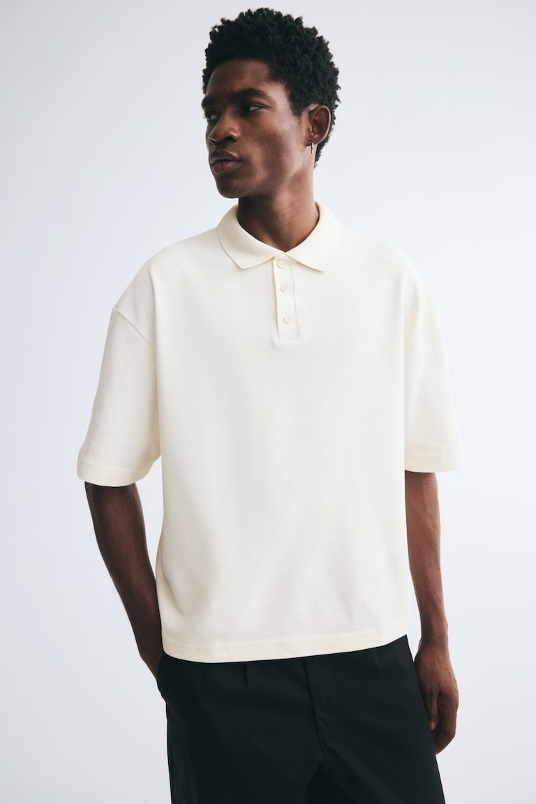 Pamučna polo majica Oversized Fit
