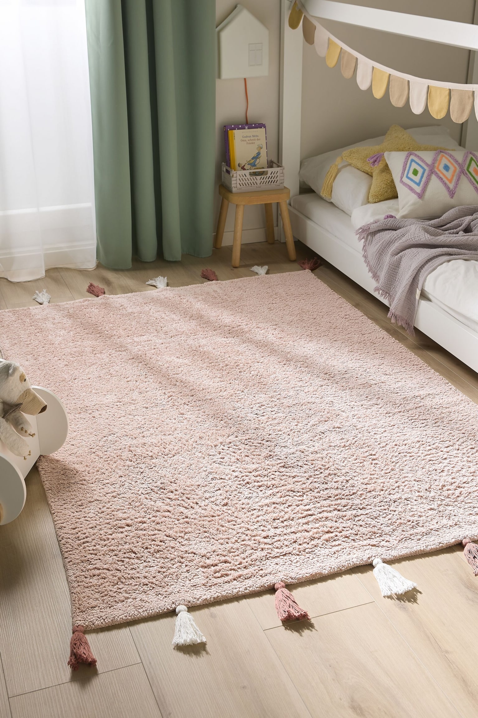 Tapis Lavables Pour Enfants Malu - Rose/Menthe/Vert - 2
