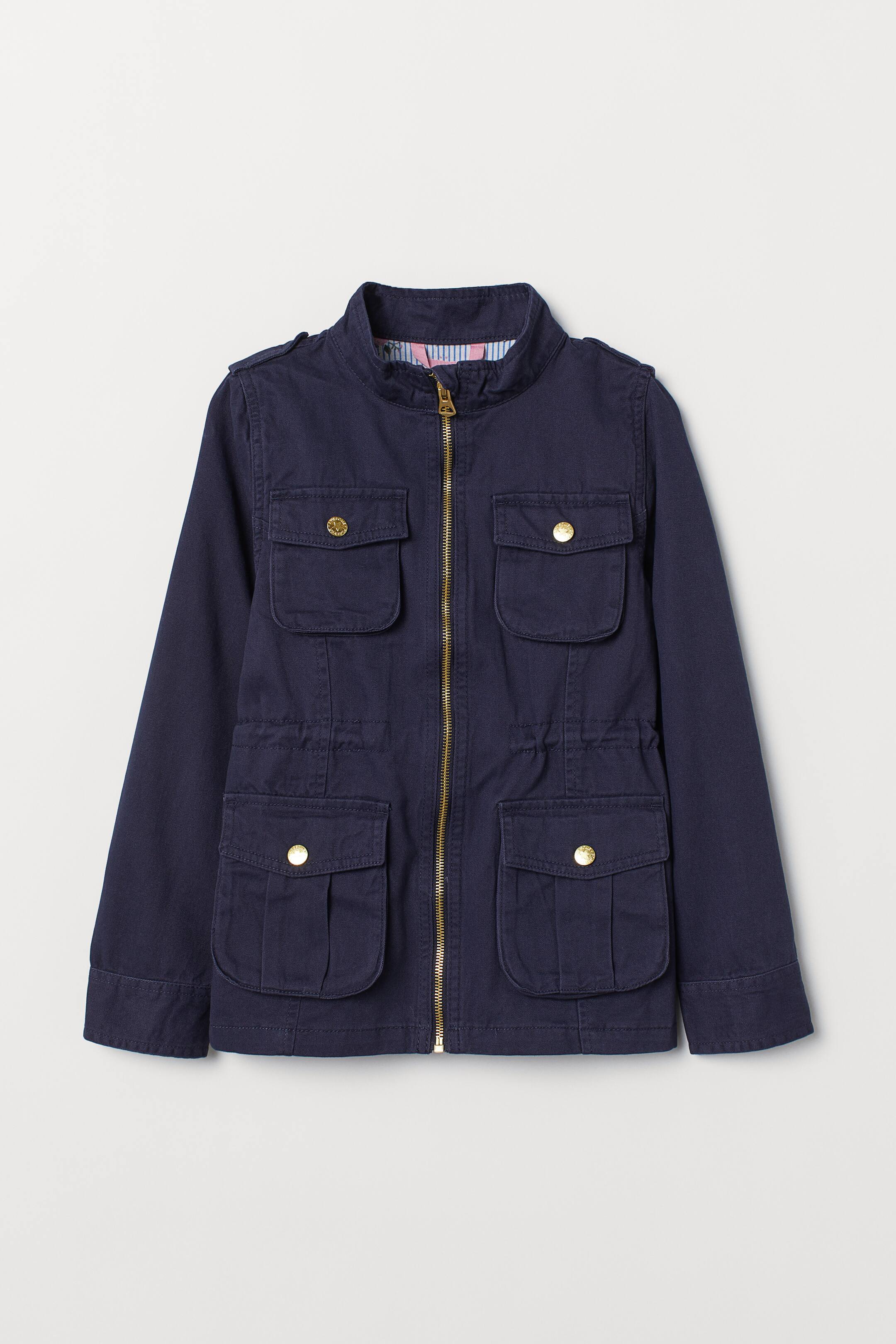 Größeres Bild ansehen: Jacke aus Baumwolltwill - Dunkelblau - Kids | H&M DE 1