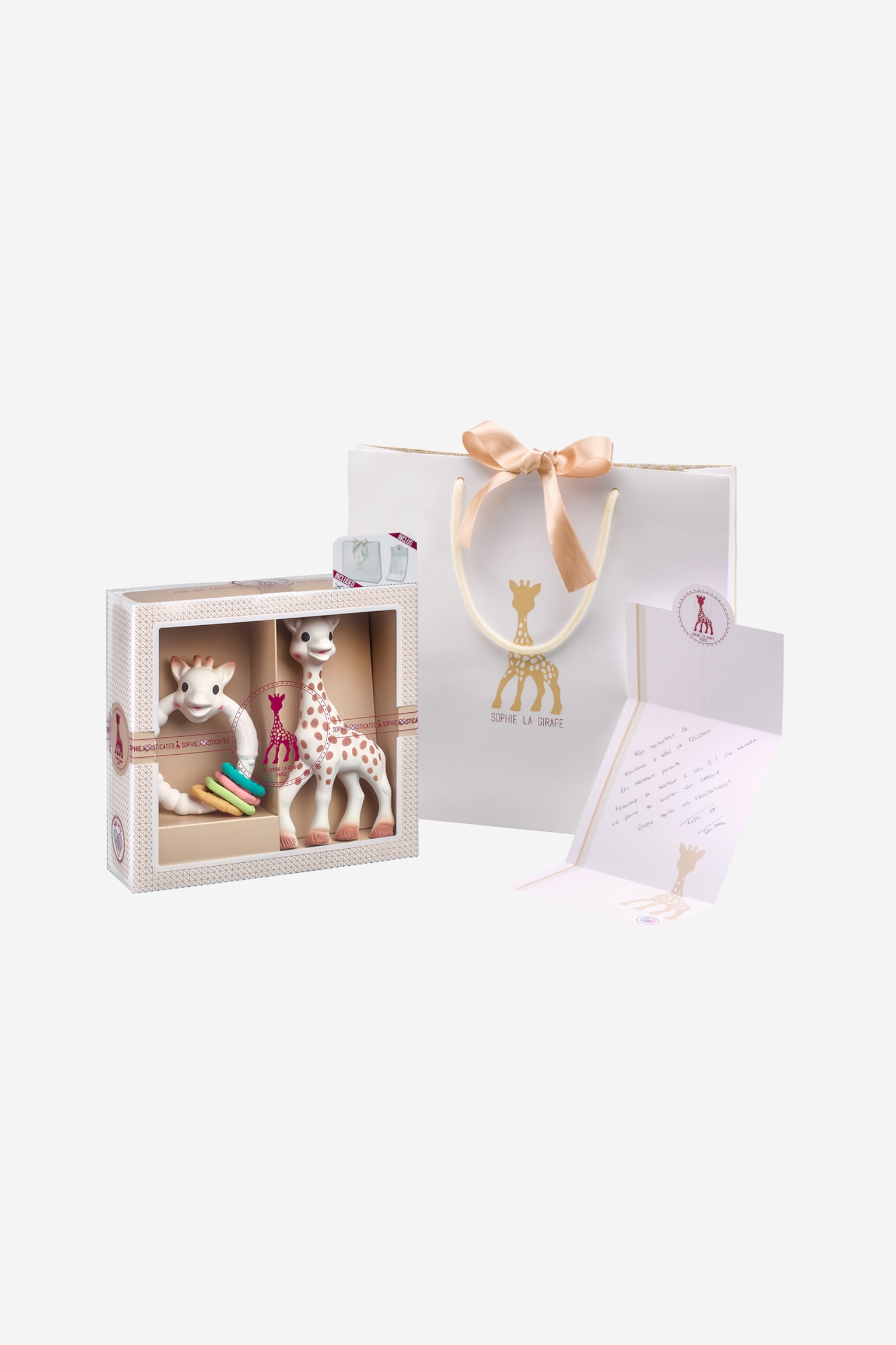 Presentask - Coloring Bitring + Sophie La Girafe - Beige - 5