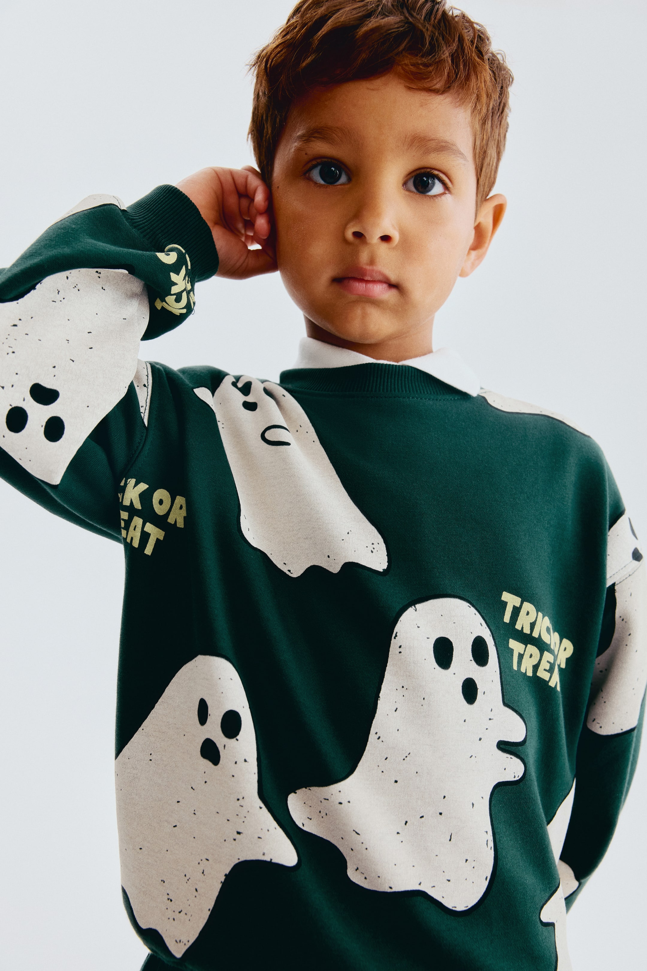 Детские топы H&M 2-Piece Printed Sweatshirt and Joggers Set — фото 3