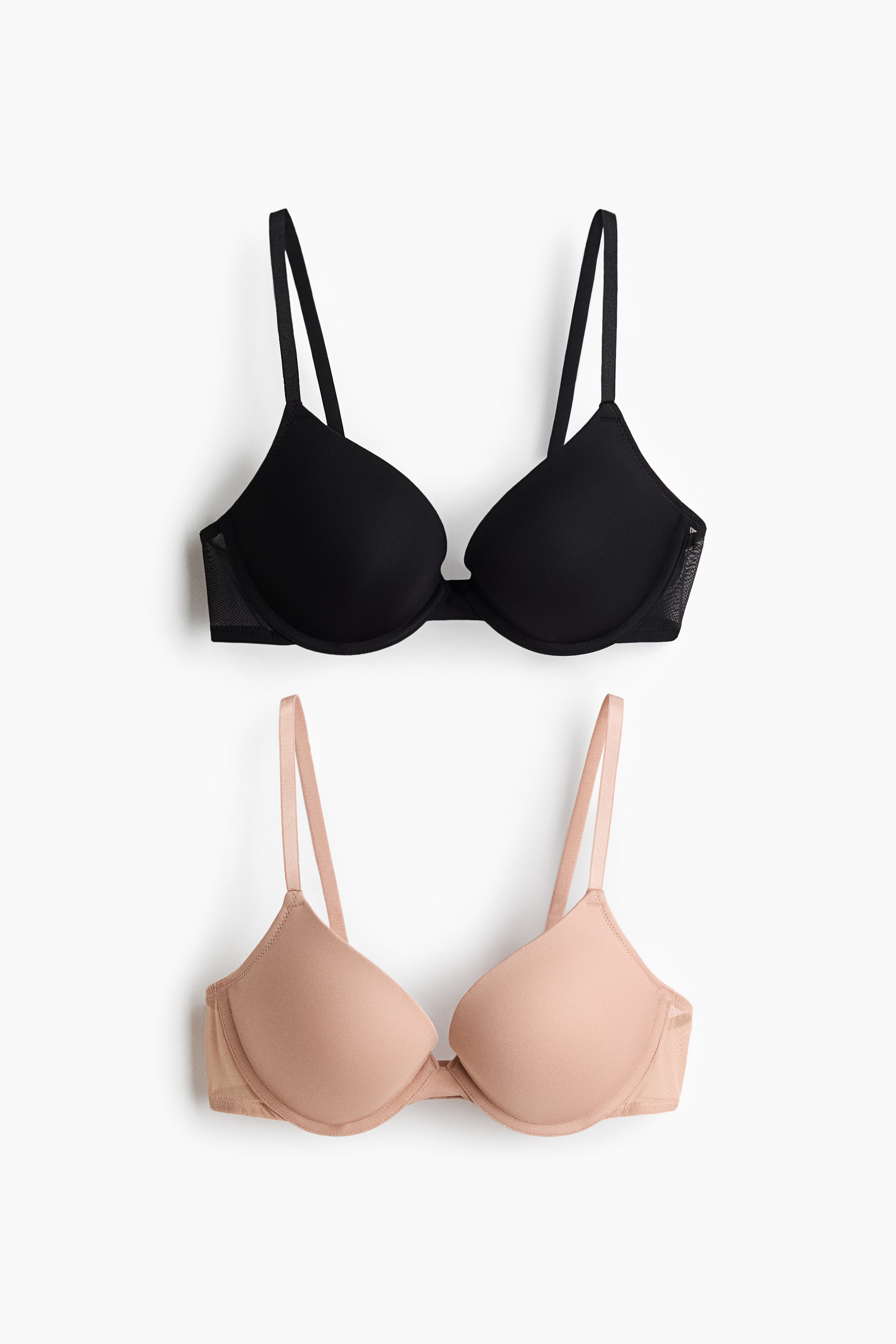 2-pack Microfiber Push-up Bras