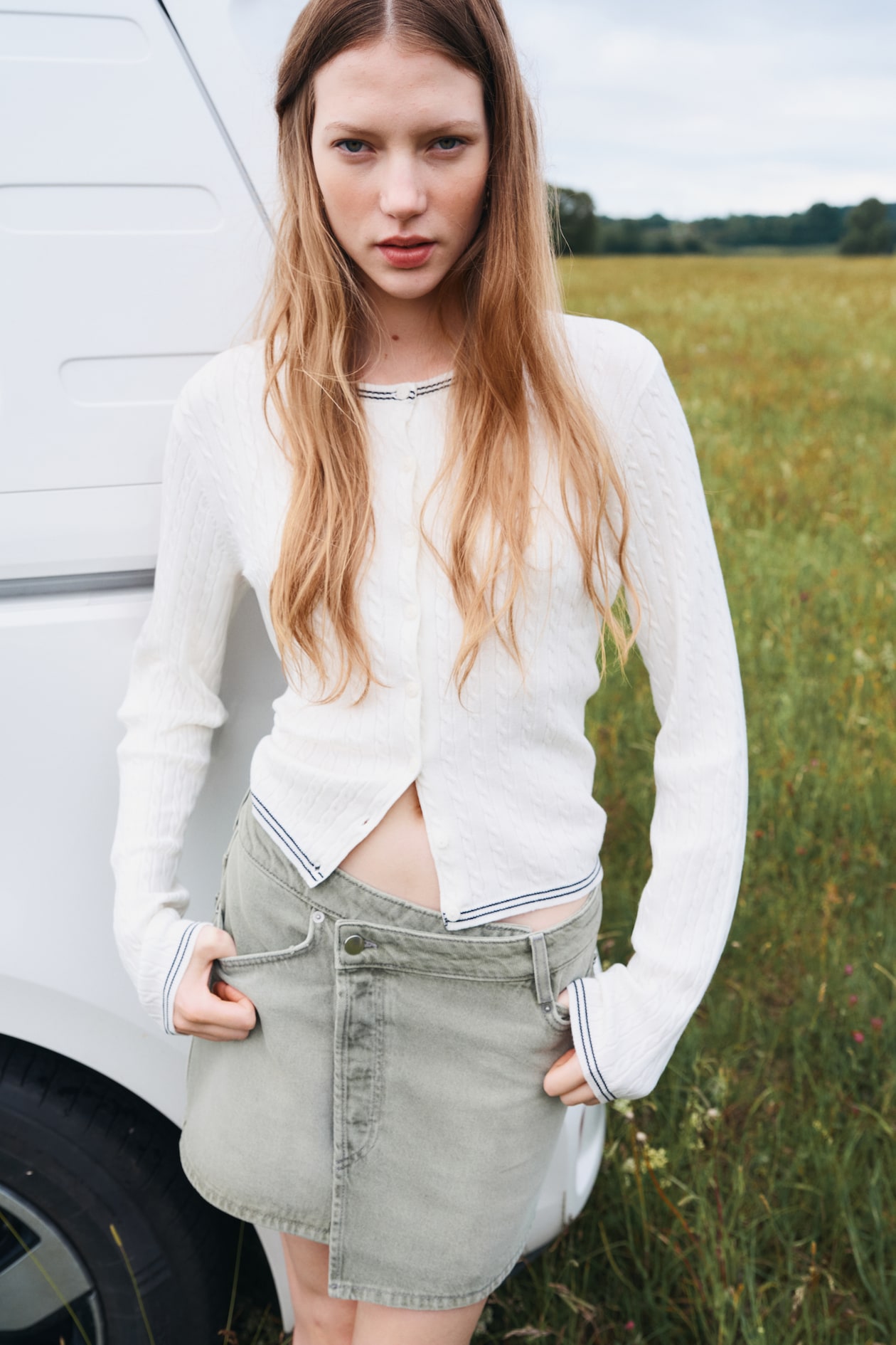 Cable-Knit Cardigan - image 3